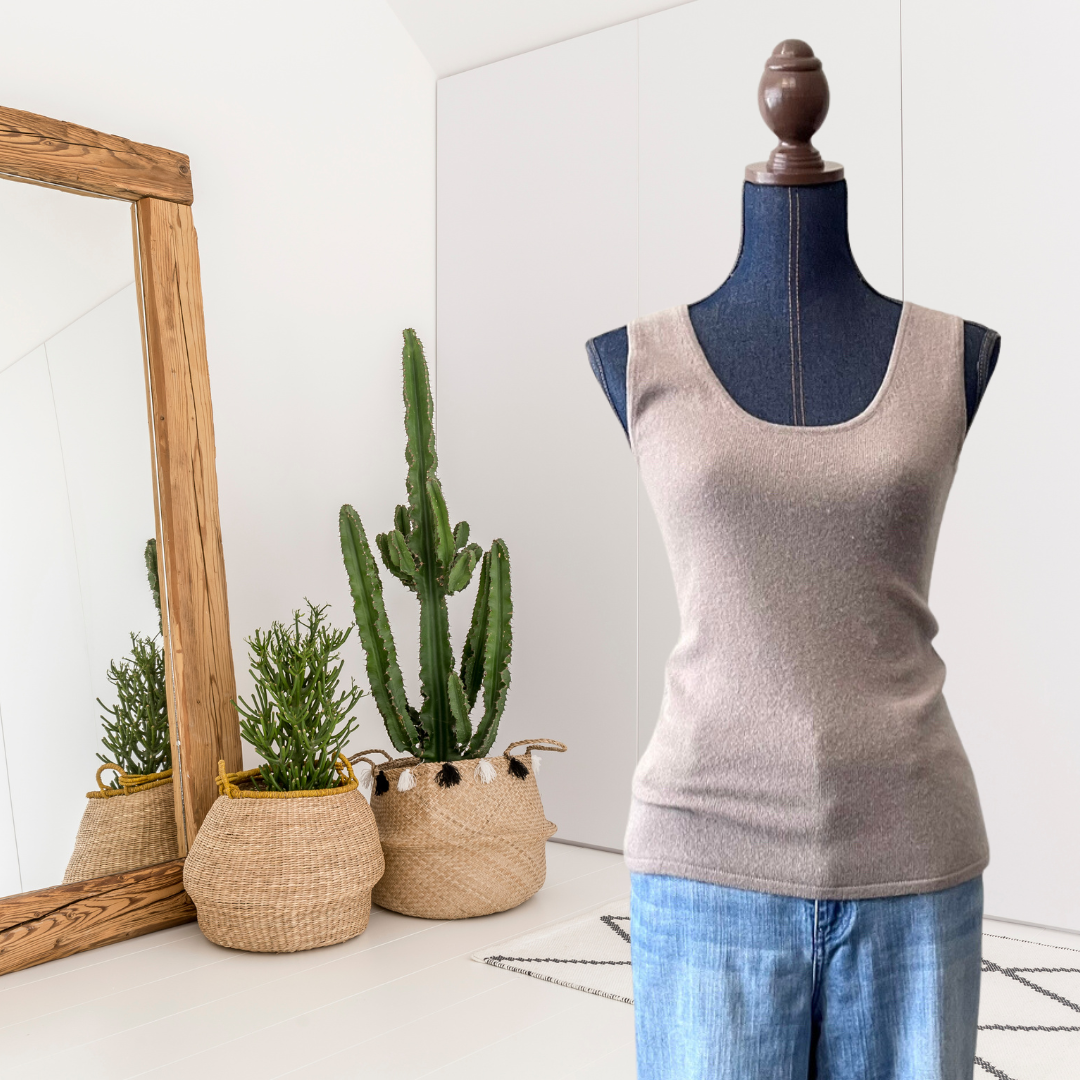 Cashmere Tank Top Sweater