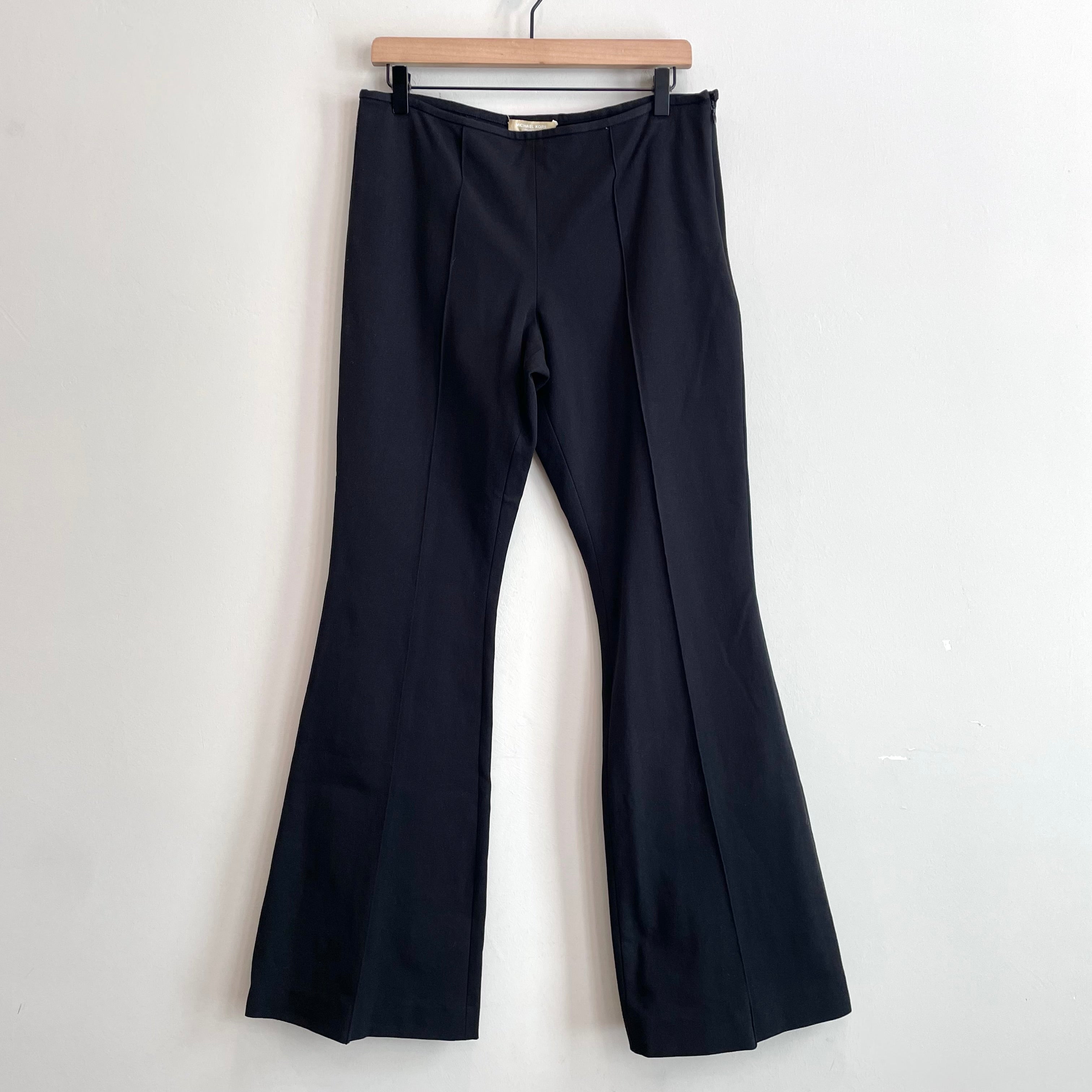 Front Seam Flare Leg Pants