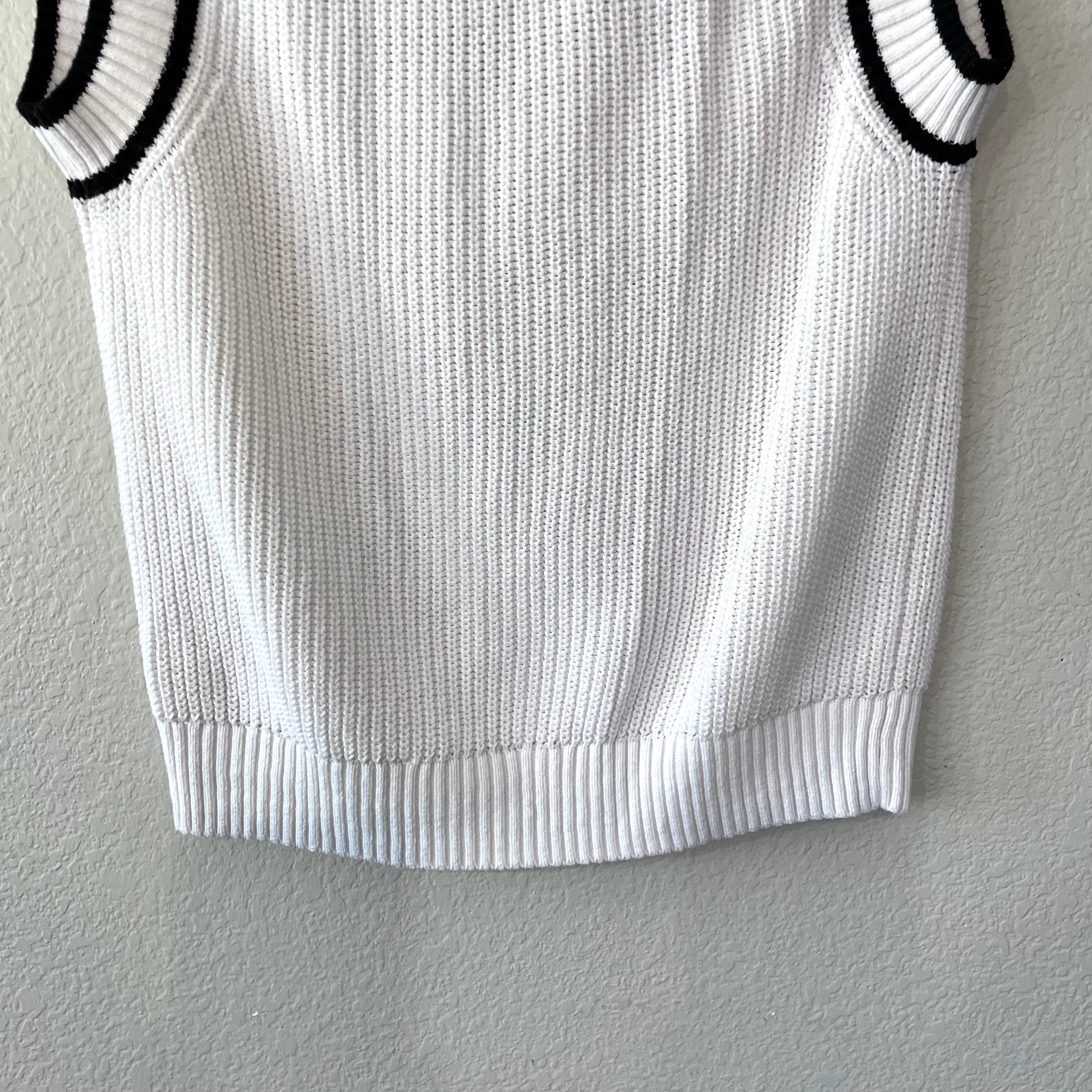 Sleeveless Sweater Vest