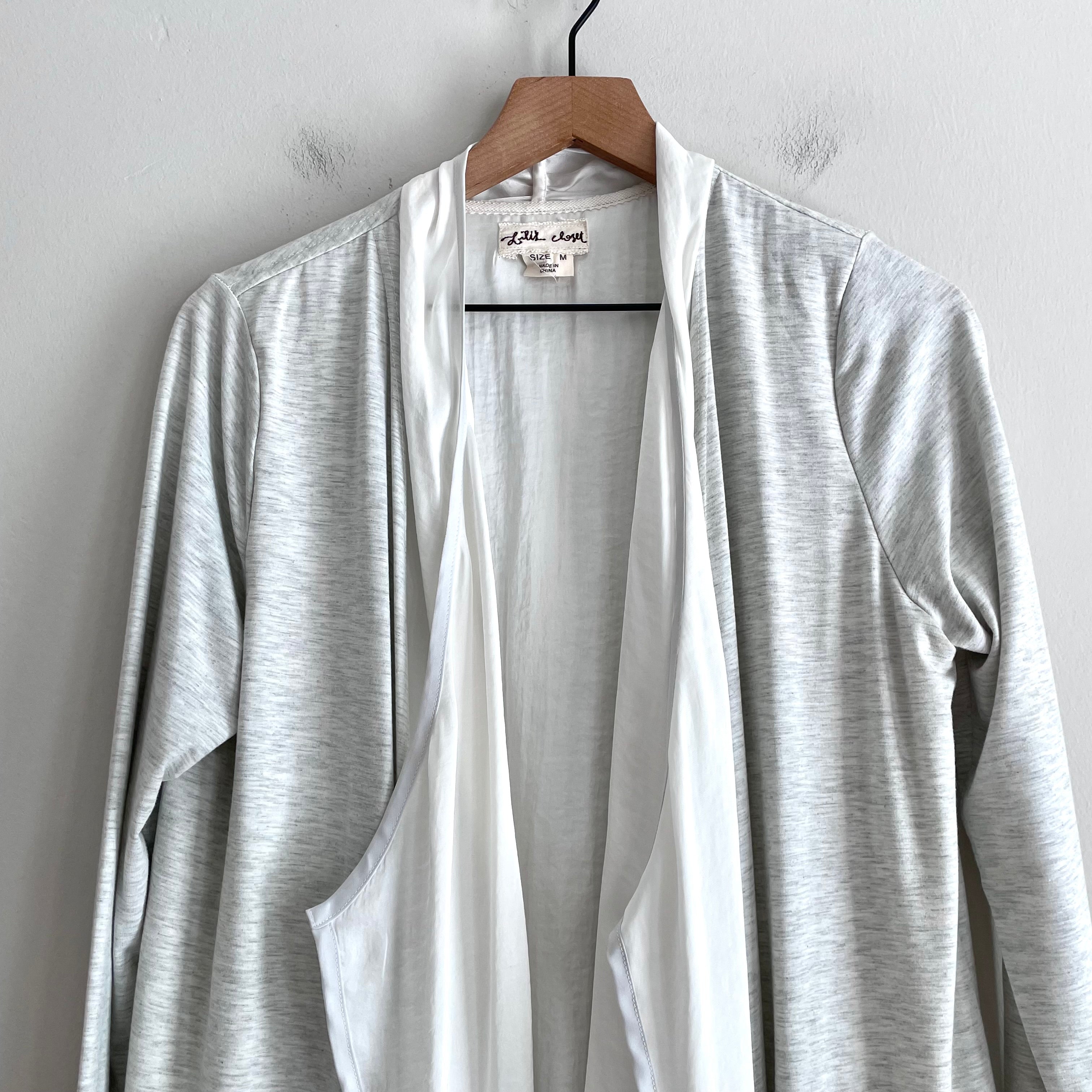 Satin Layered Cardigan