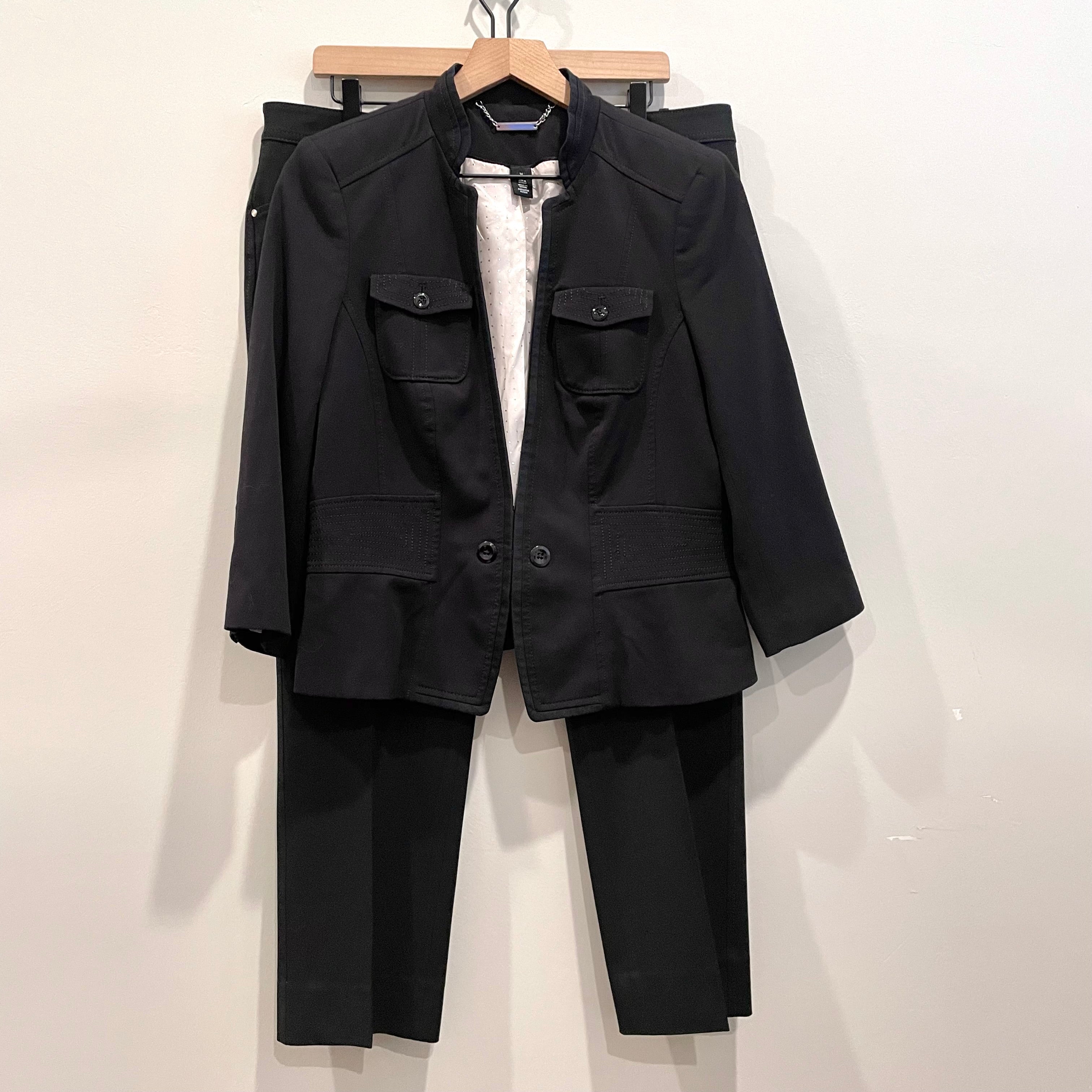 2PC Blazer Pant Suit Set