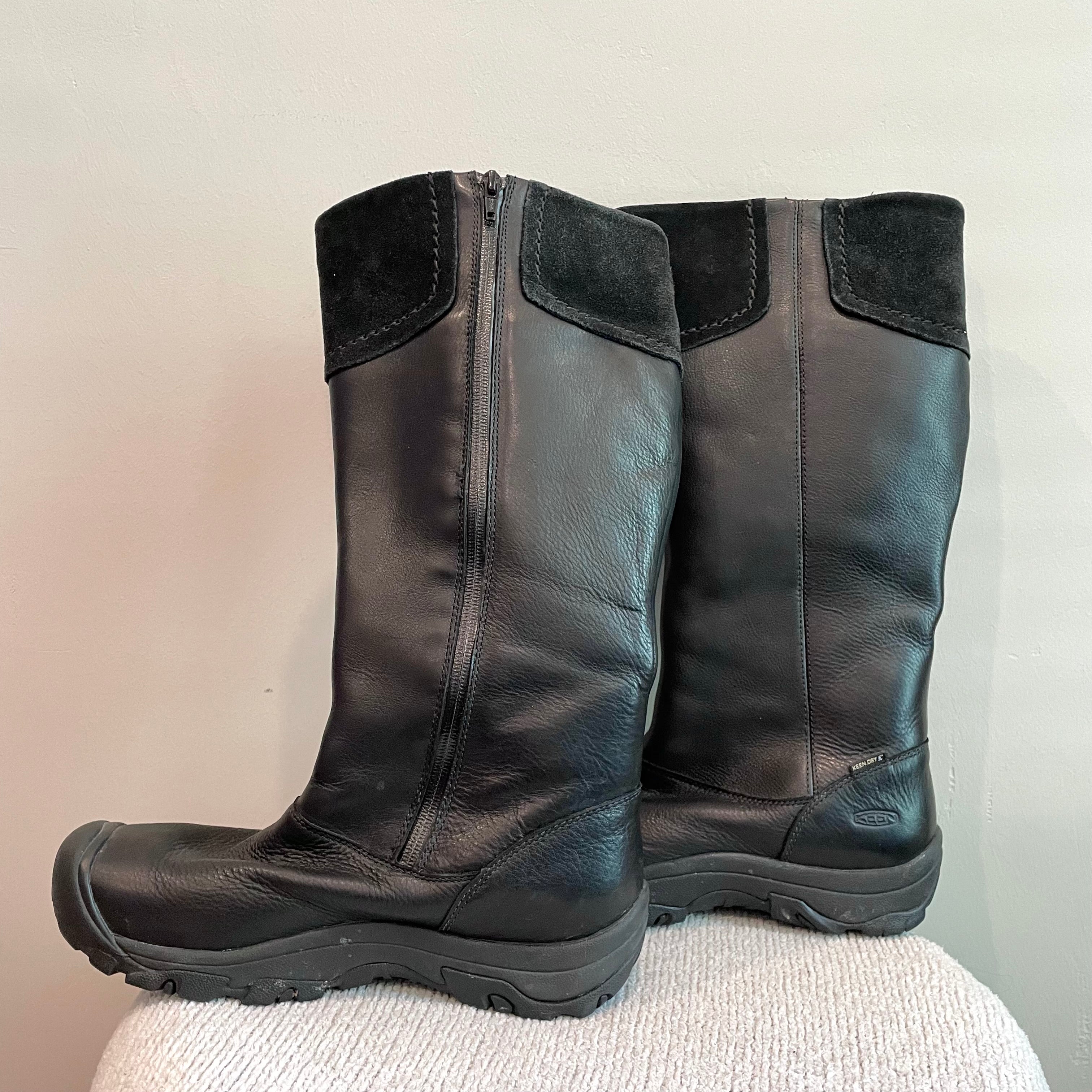 Winter Insulated Leather Boots