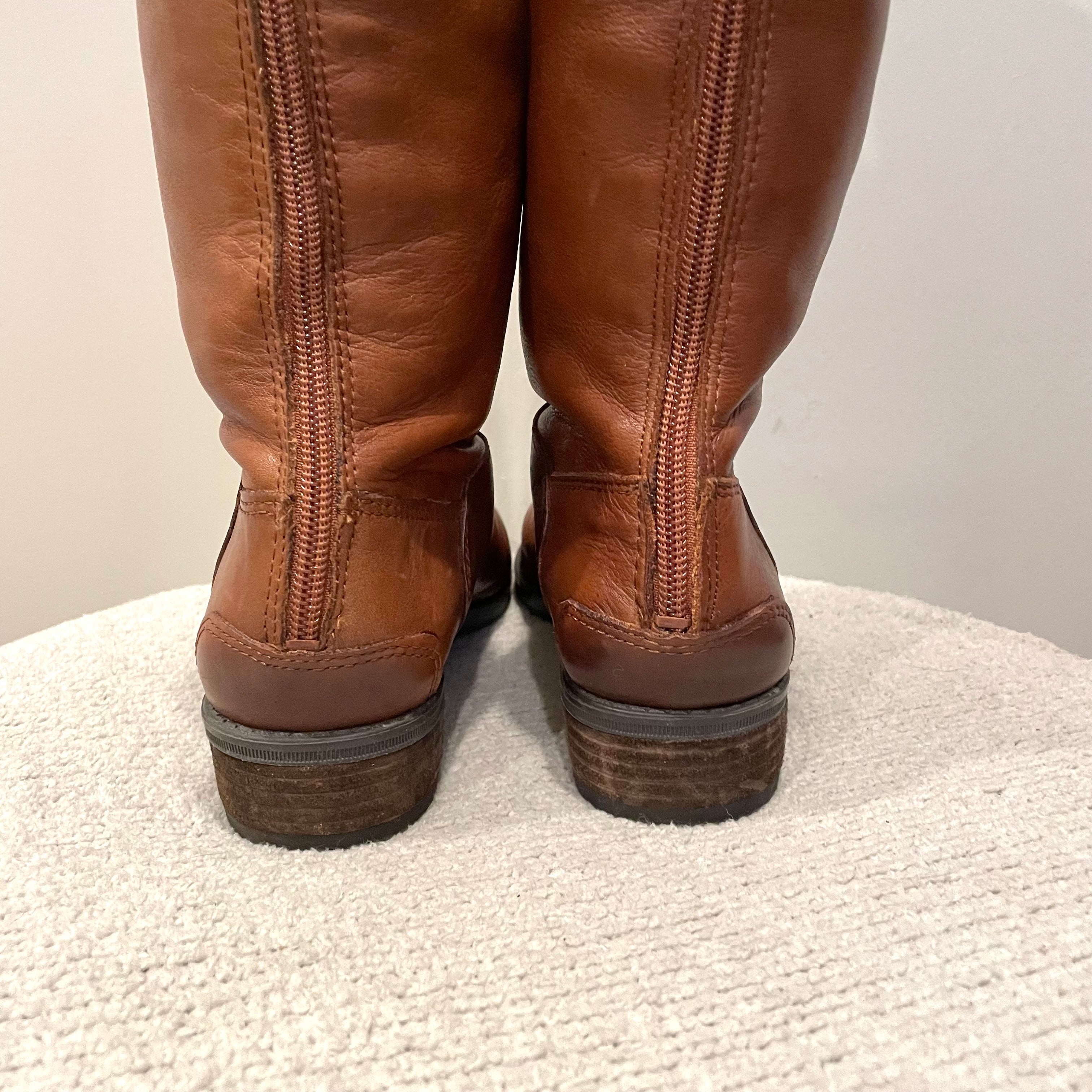 Zip Back Tall Riding Boots