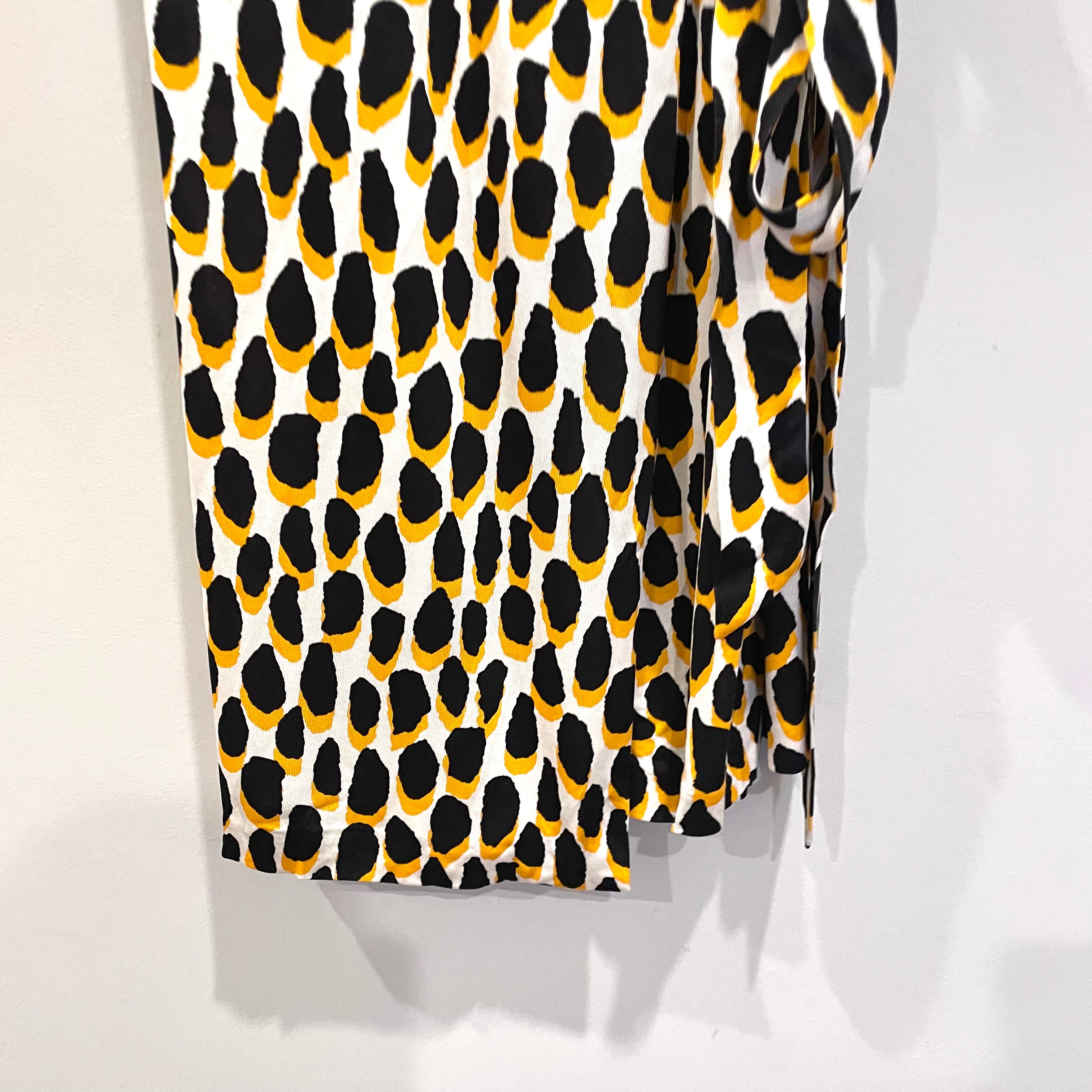 Animal Print Wrap Dress