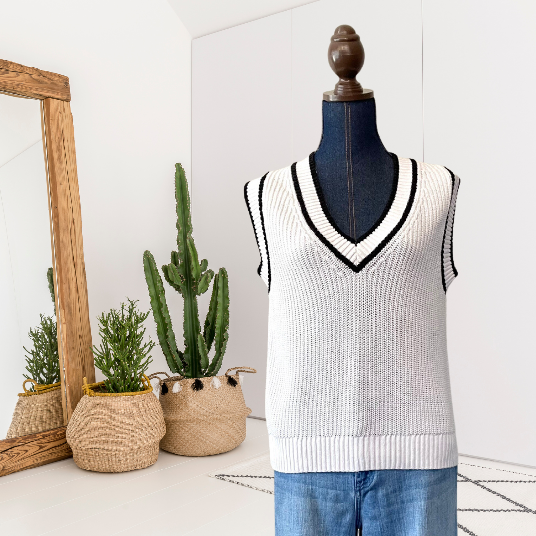 Sleeveless Sweater Vest