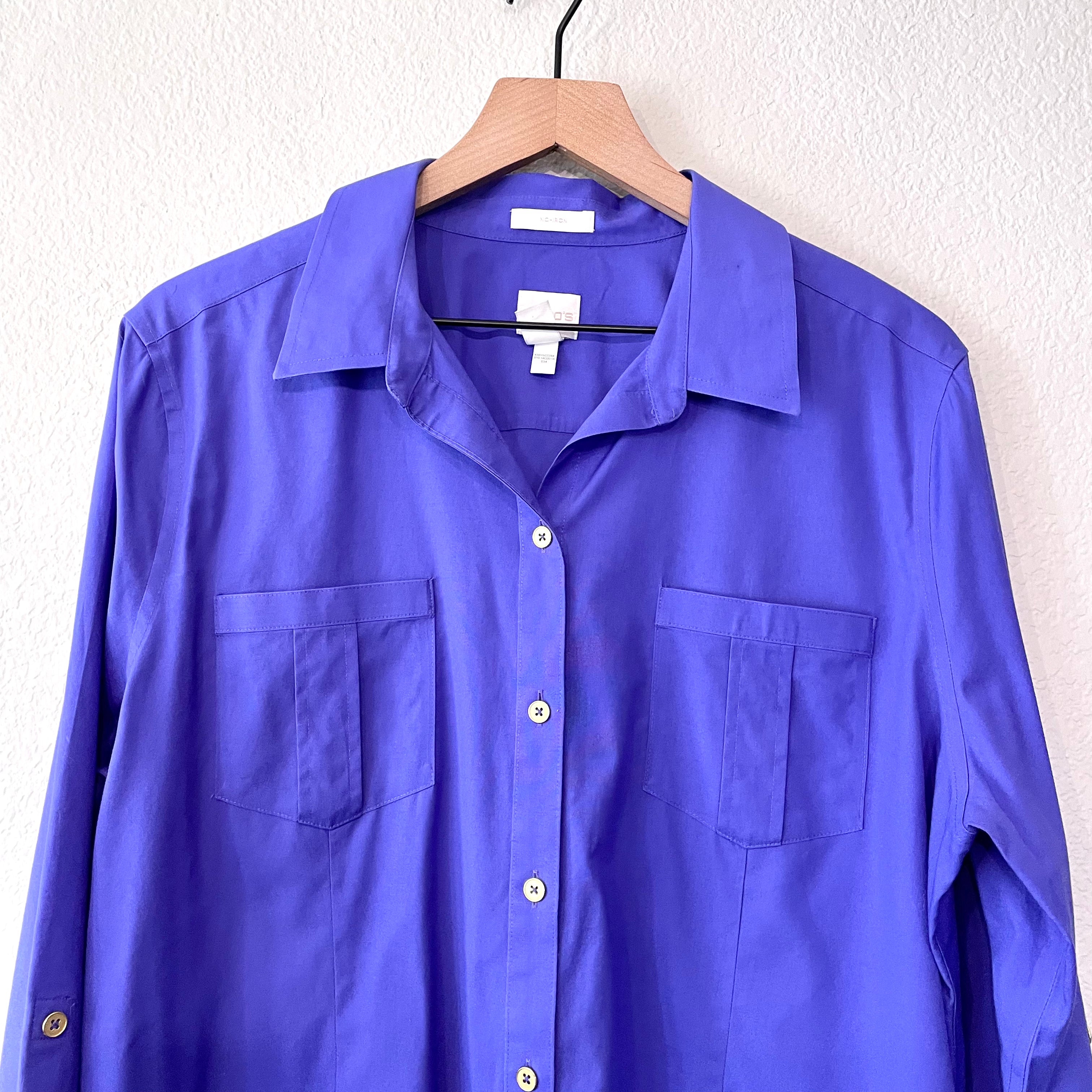 Chest Pocket Button Down Top