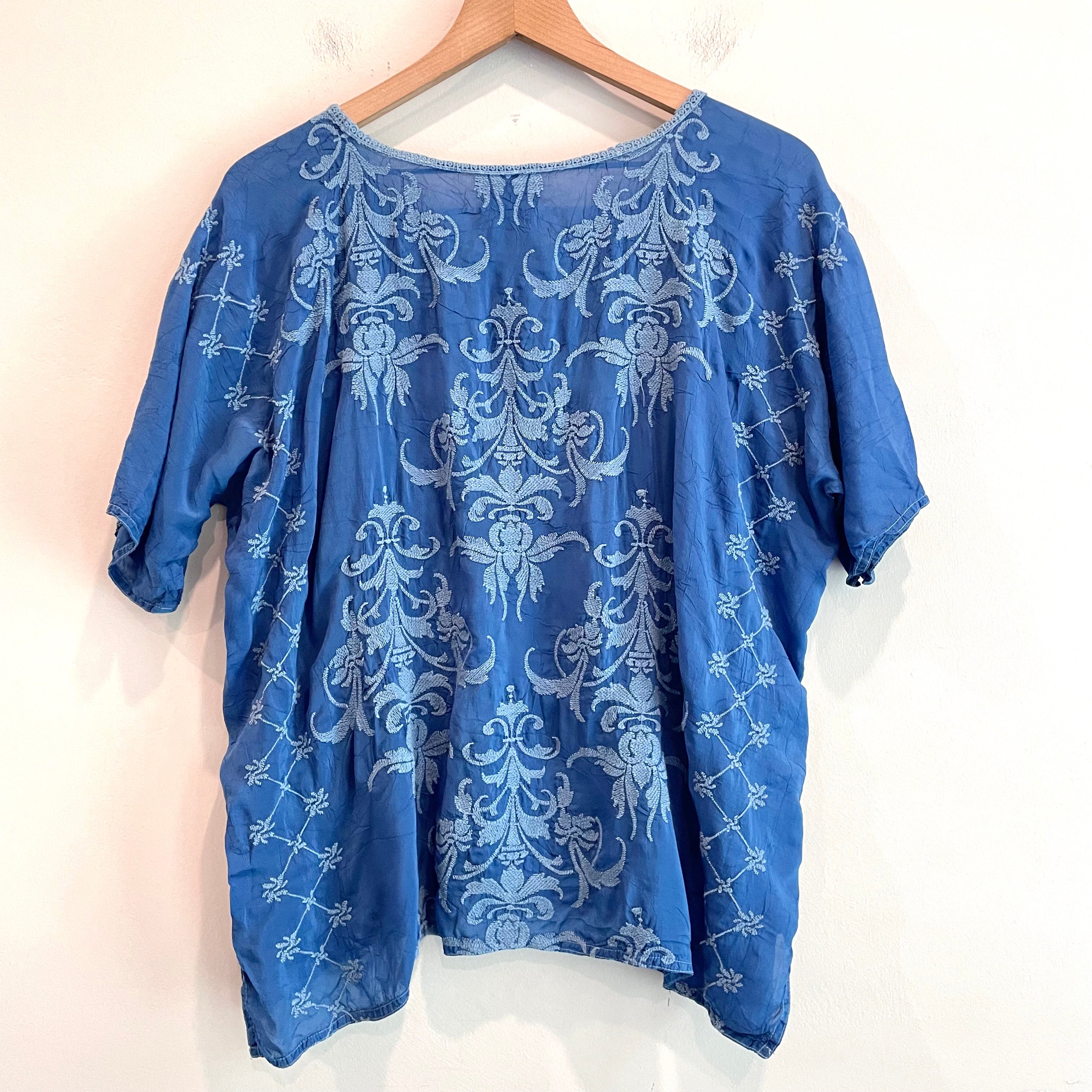 Filigree Embroidered Top