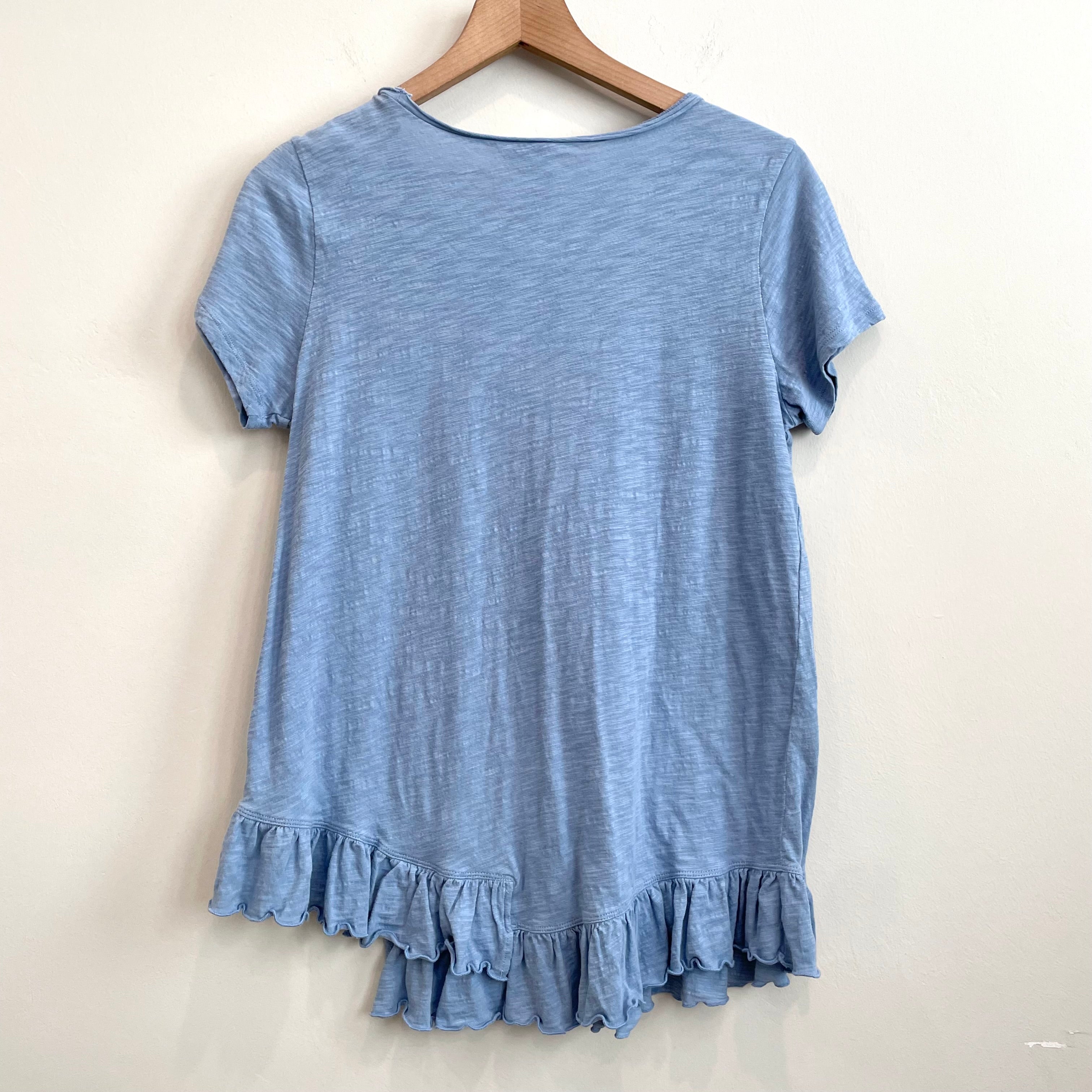 Seam Ruffle Hem Top