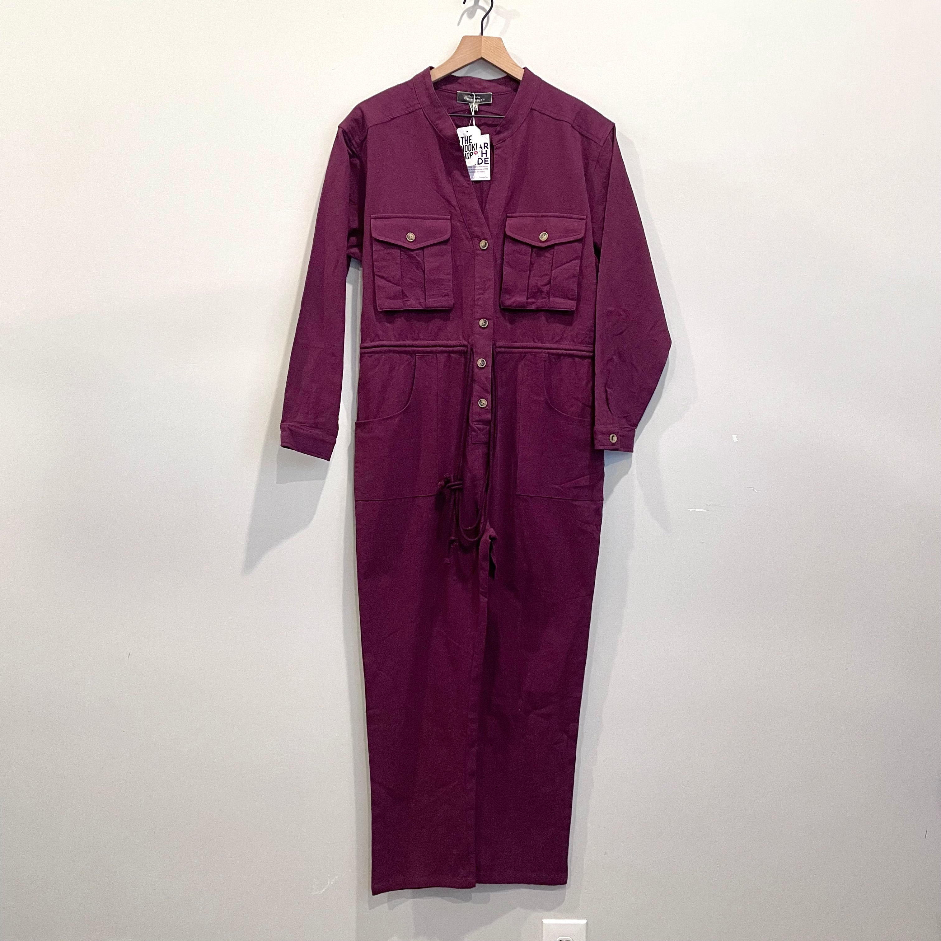 Button Front Jumpsuit