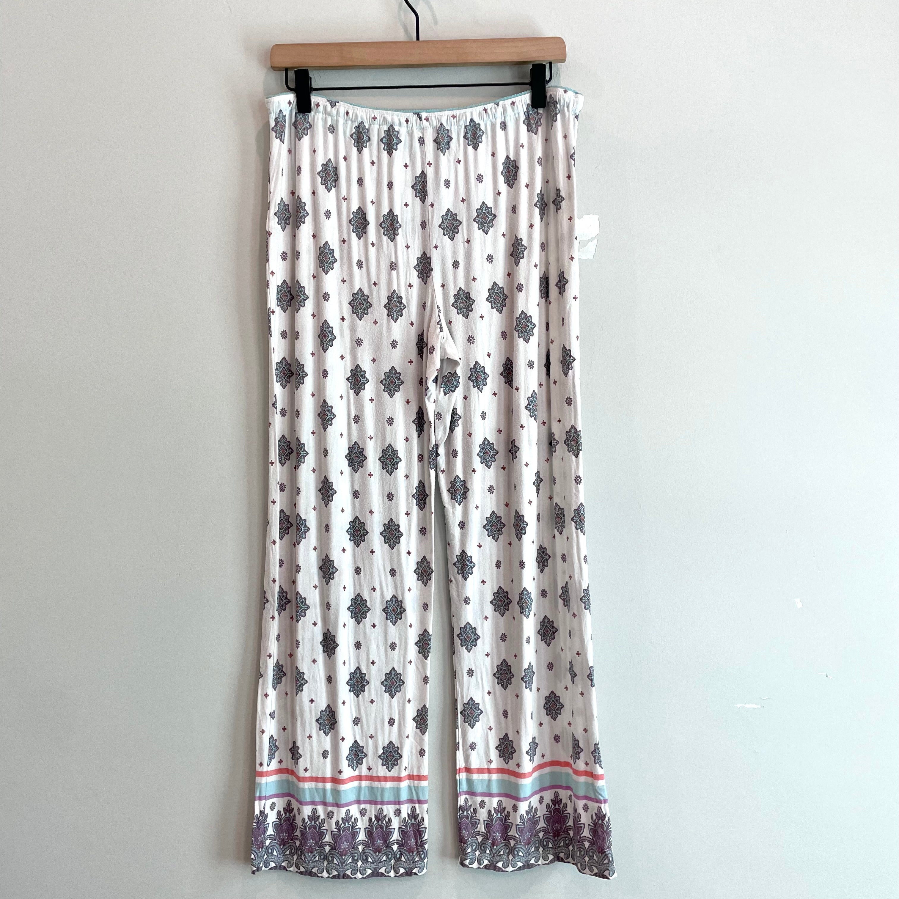 Medallion Print Pajama Pants