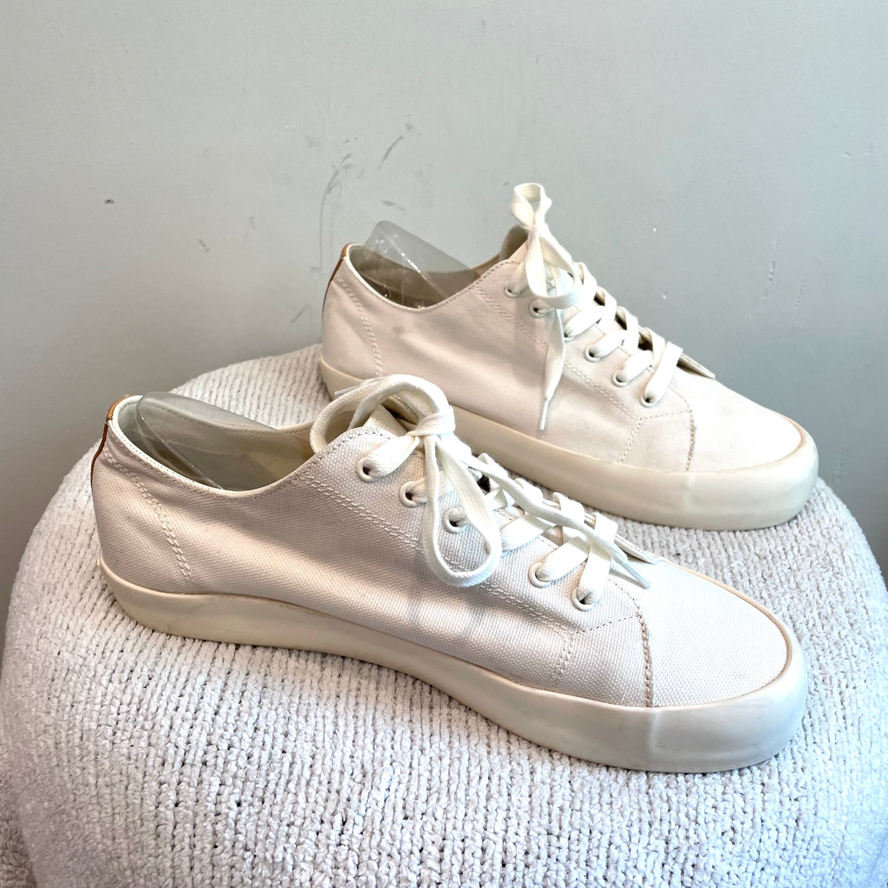 Canvas Lace Front Sneakers