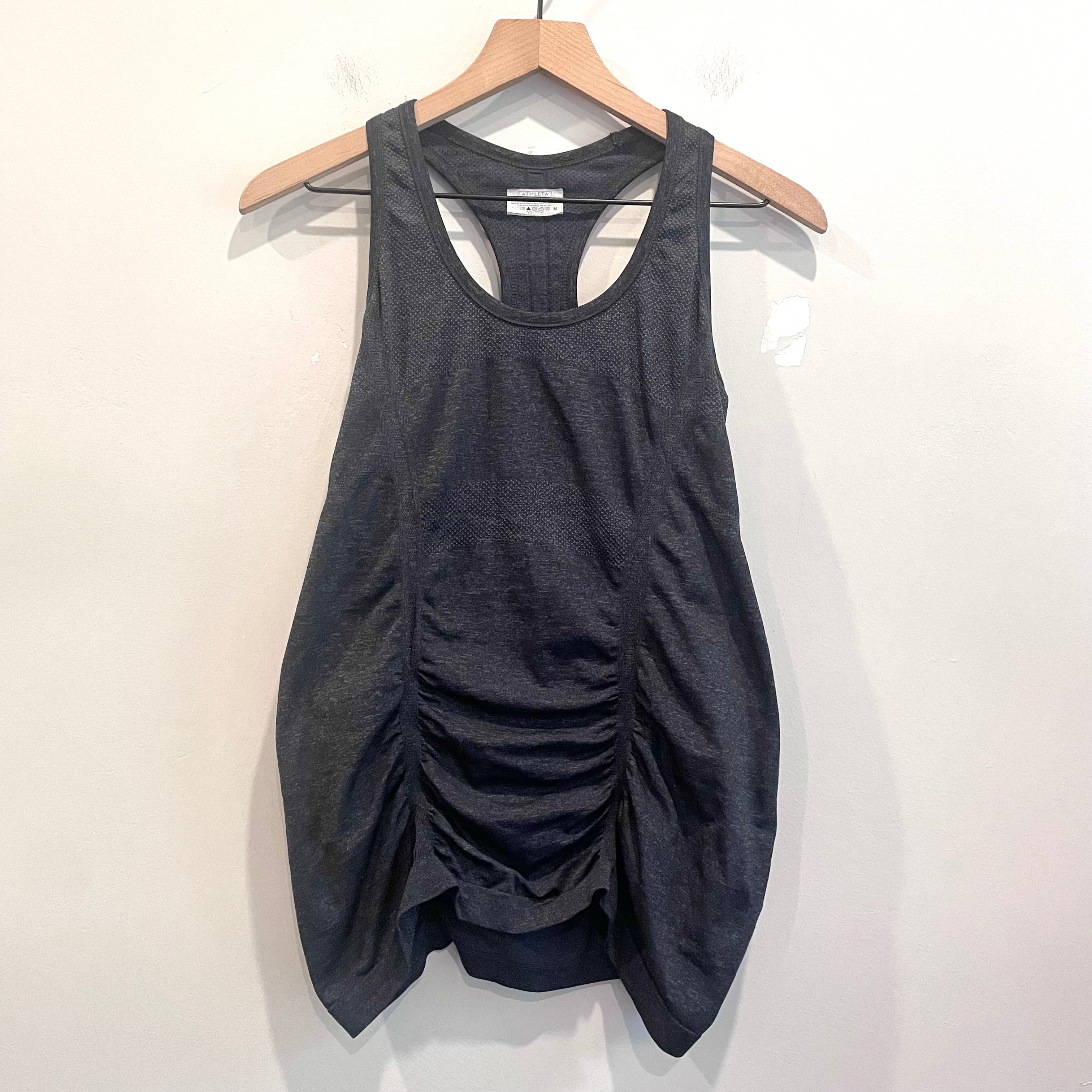 Seamless Ruched Racerback Tank Top