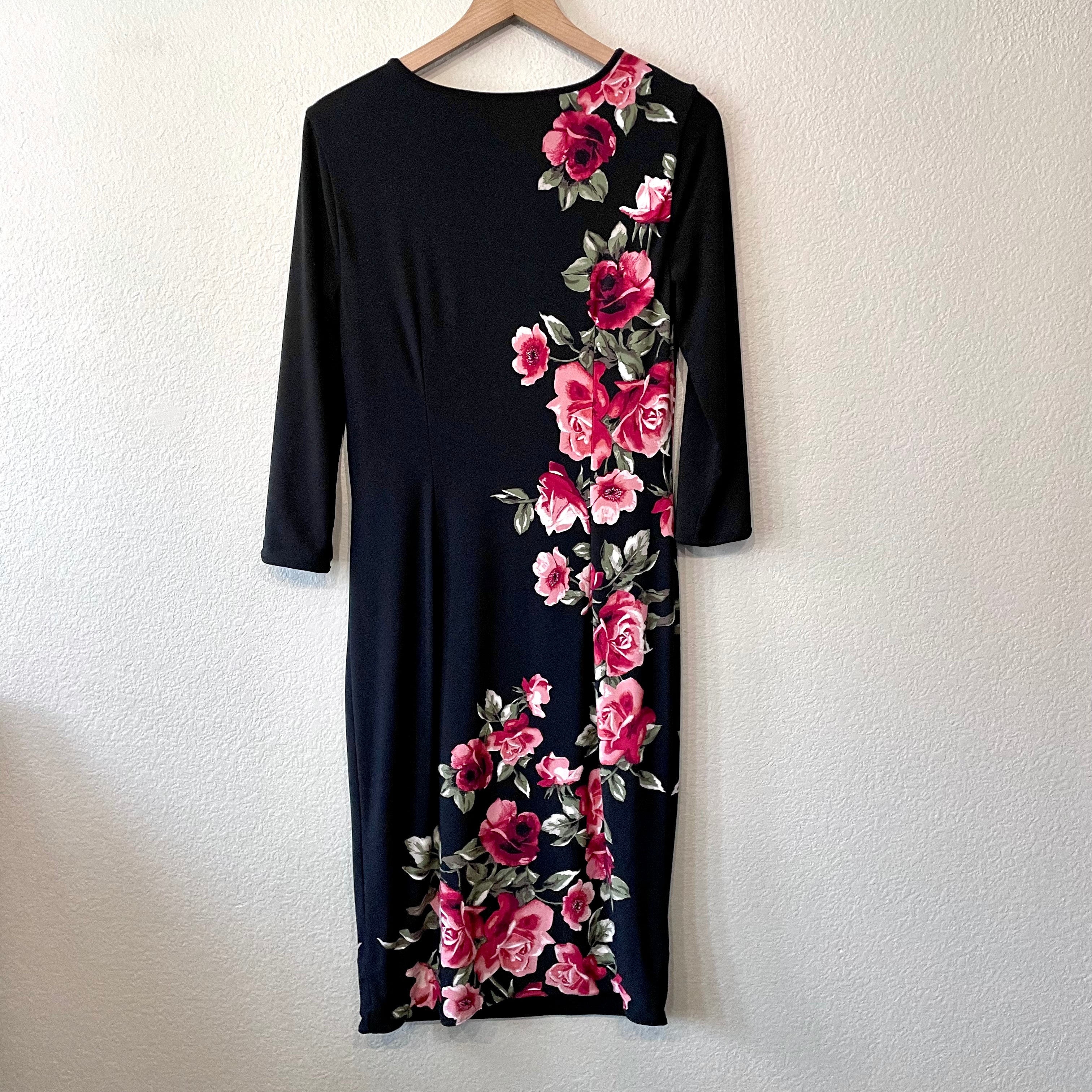 Reversible Floral Sheath Dress