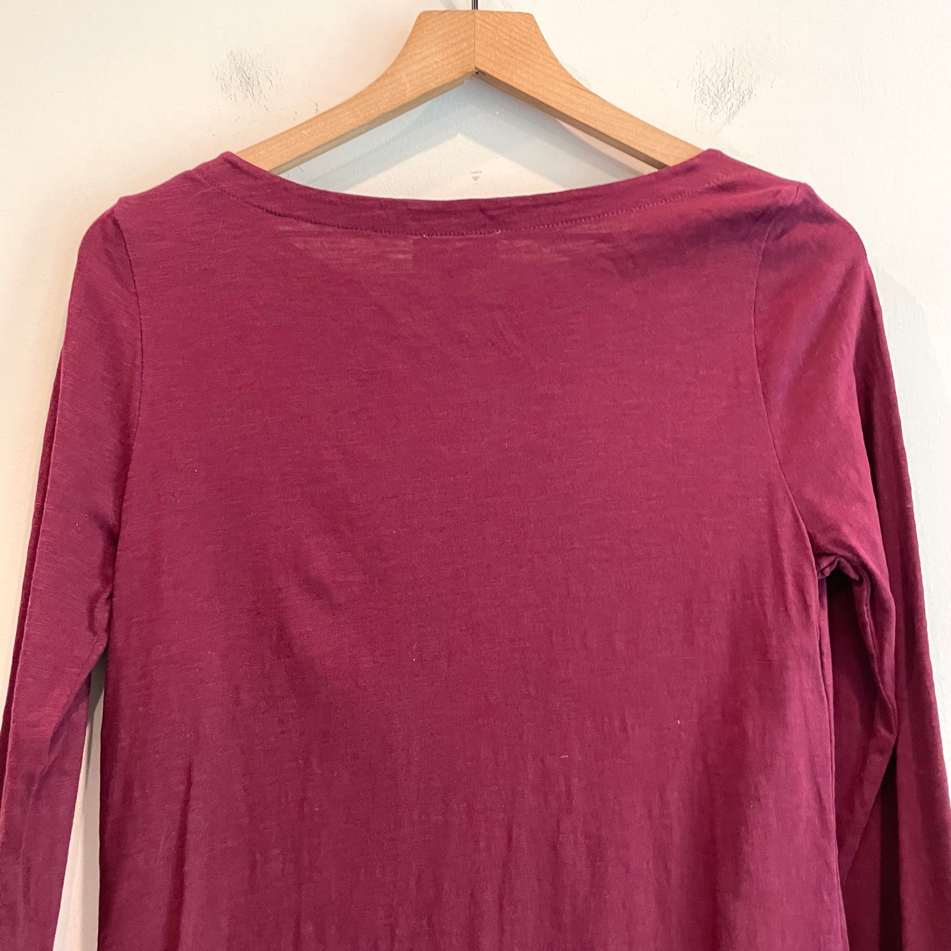 Long Sleeve Wide Neck Top