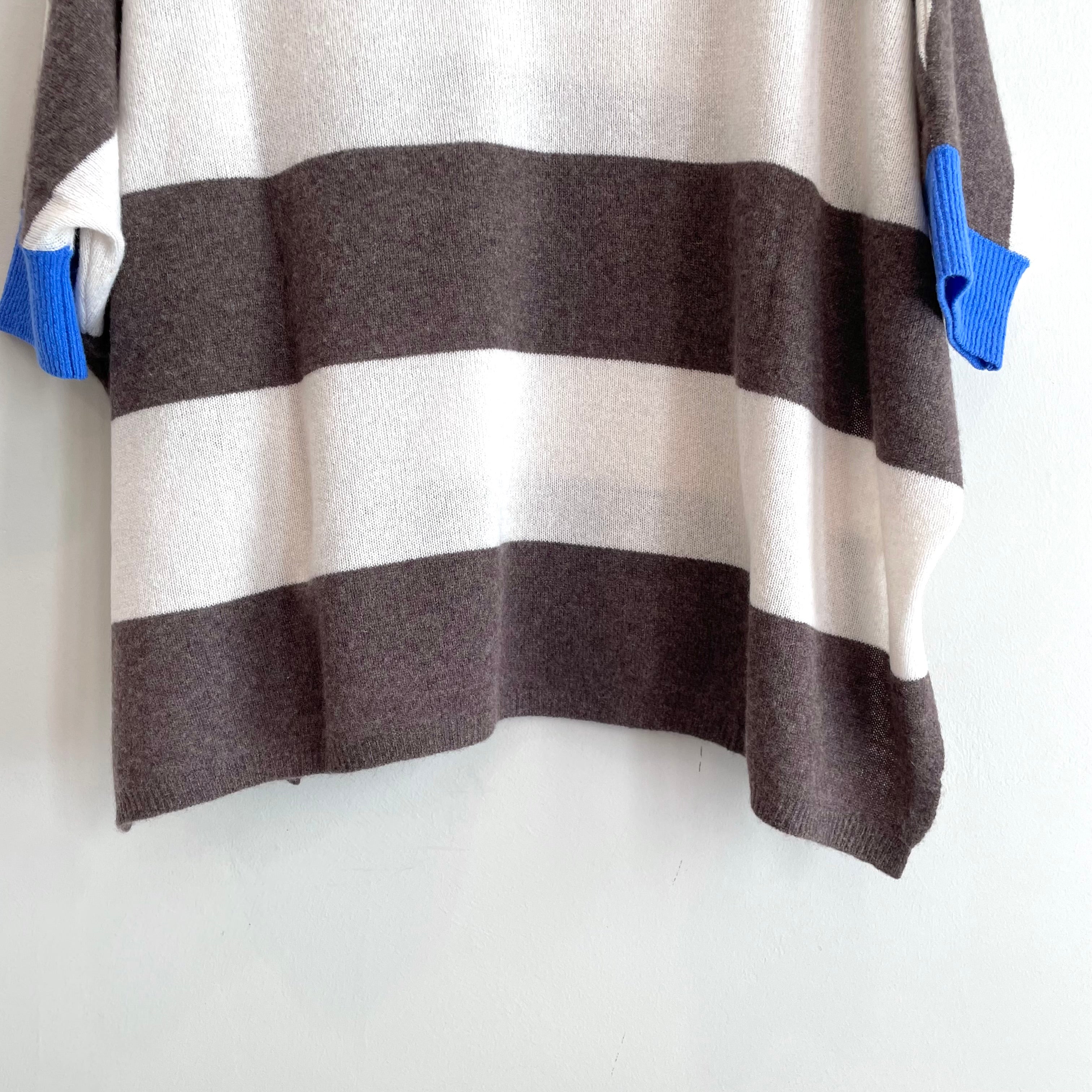 Striped Oversized Cashmere Sweater