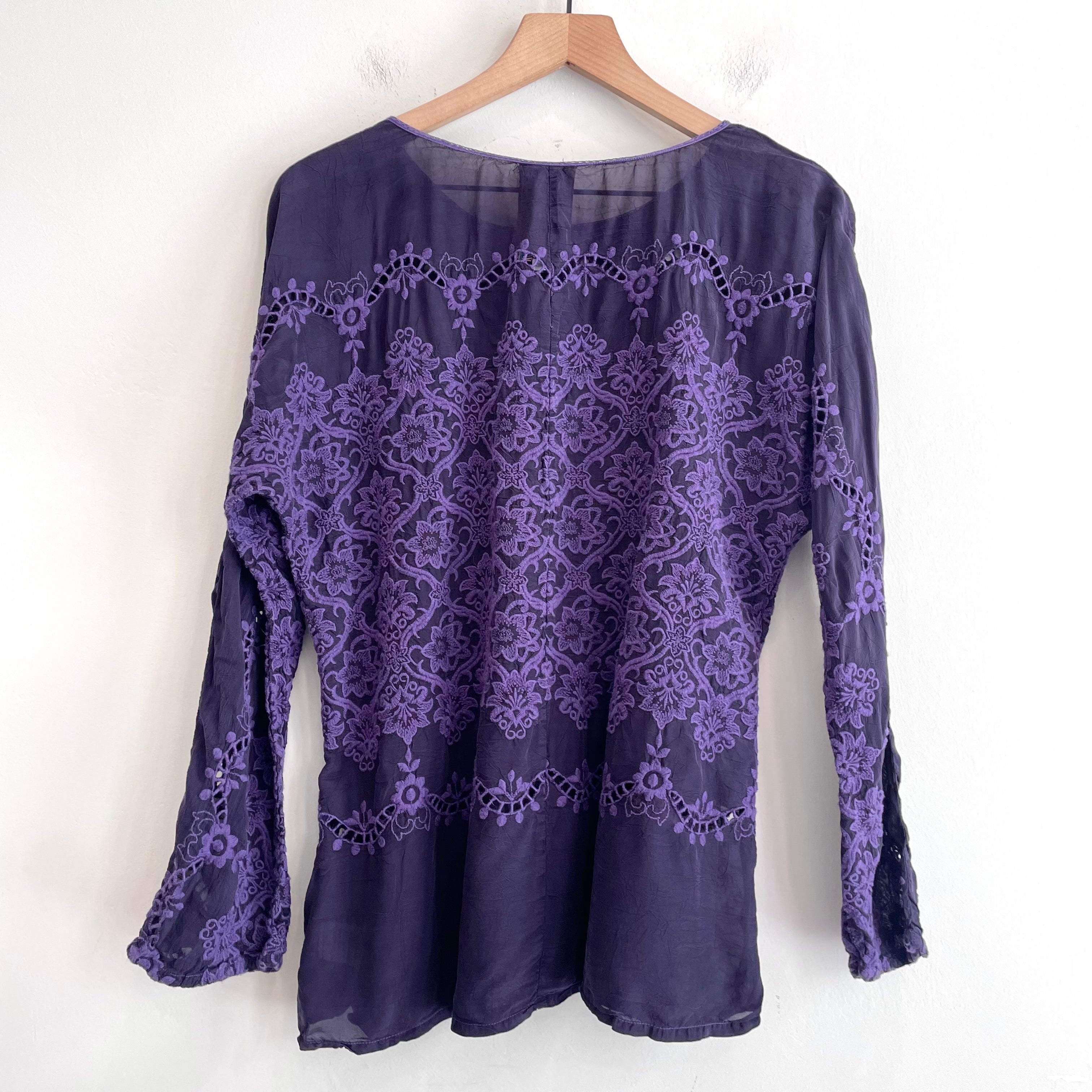 Dolman Embroidered Top