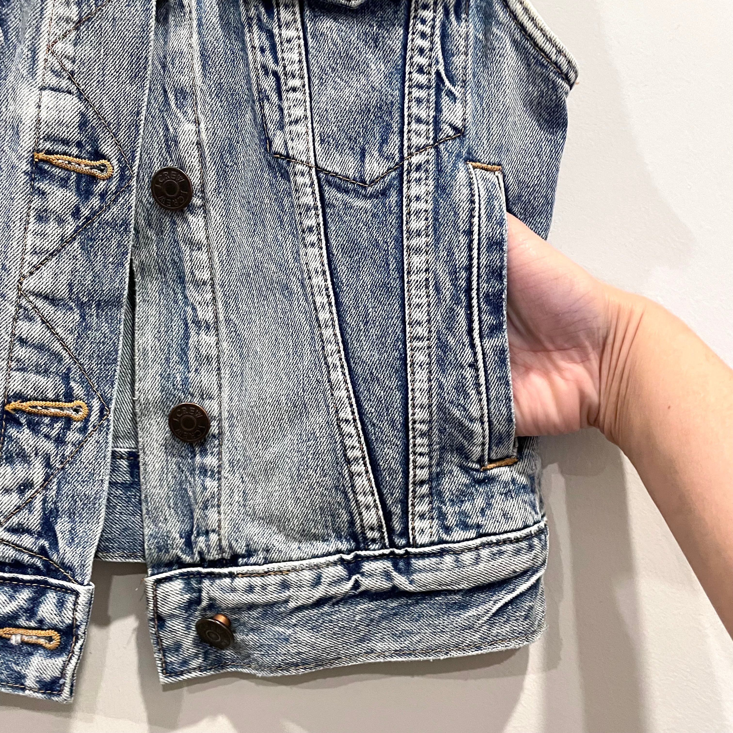 Denim Jean Jacket Vest