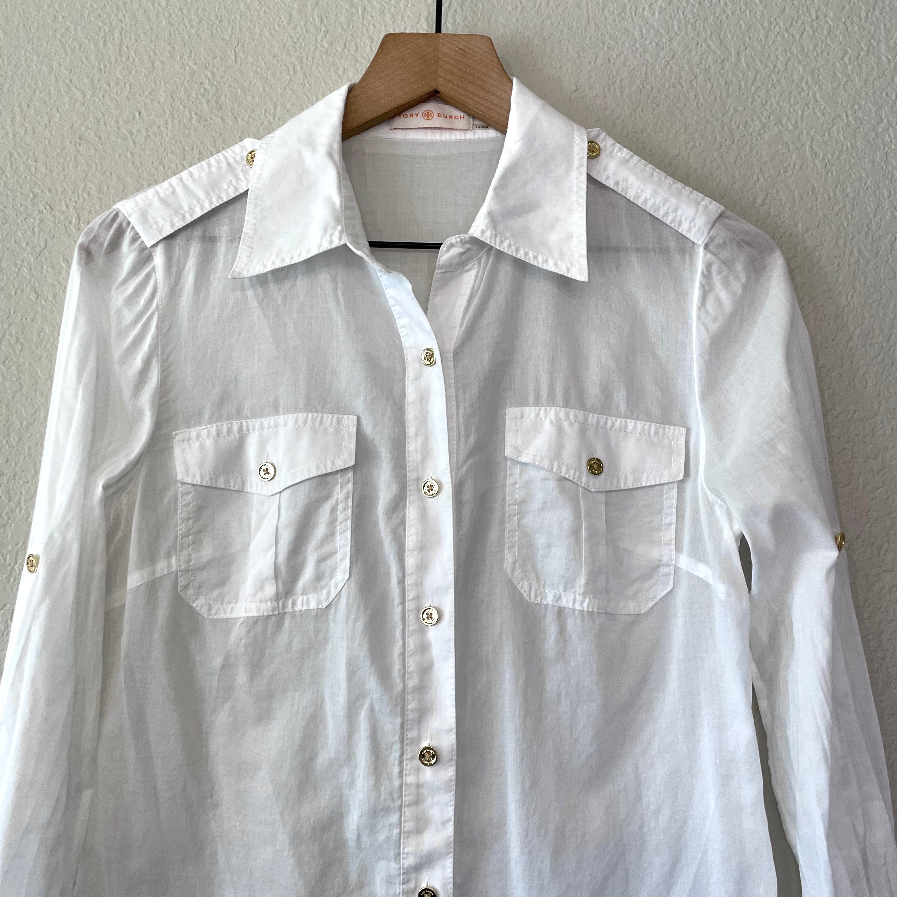 Lightweight Button Down Top