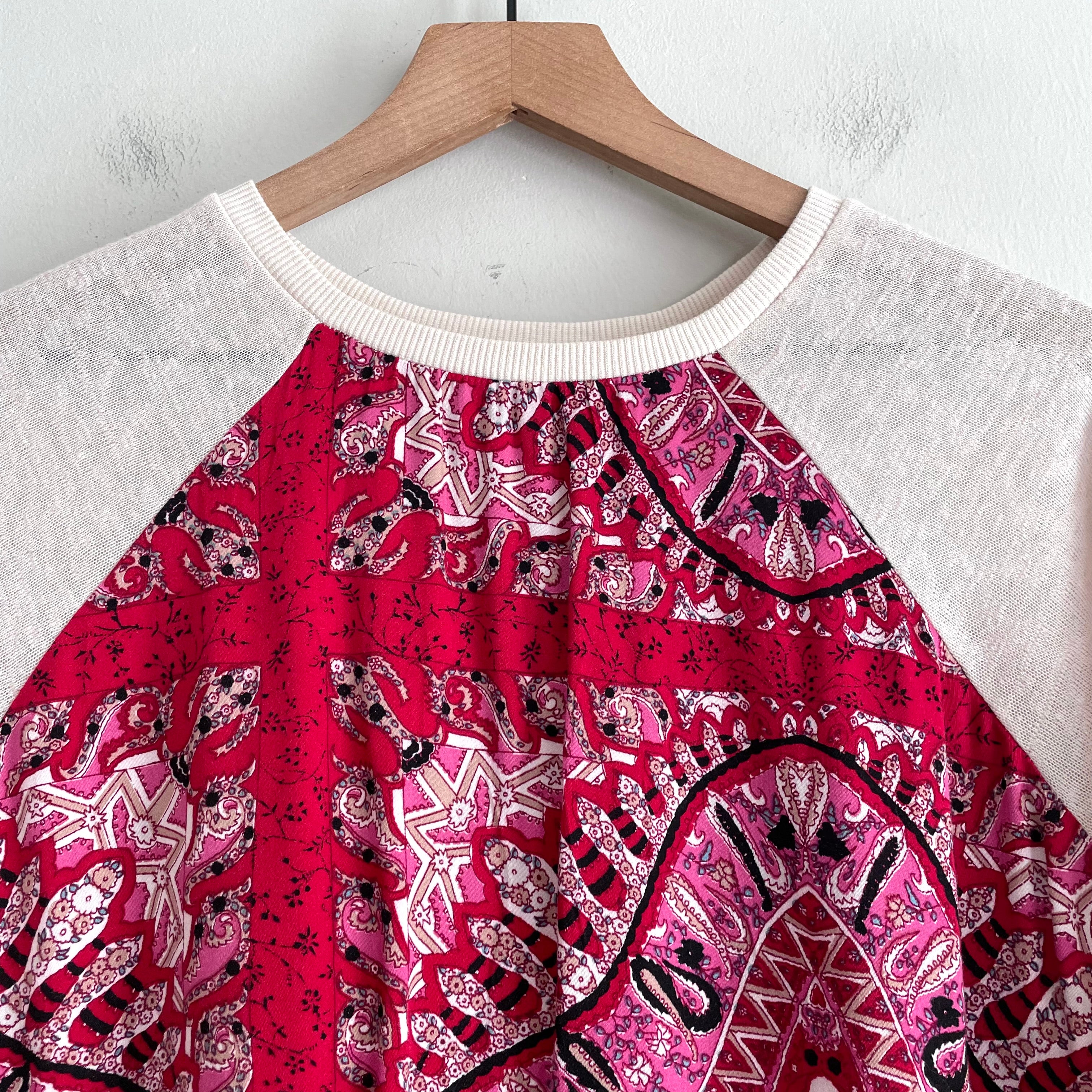 Paisley Lightweight Knit Sweater