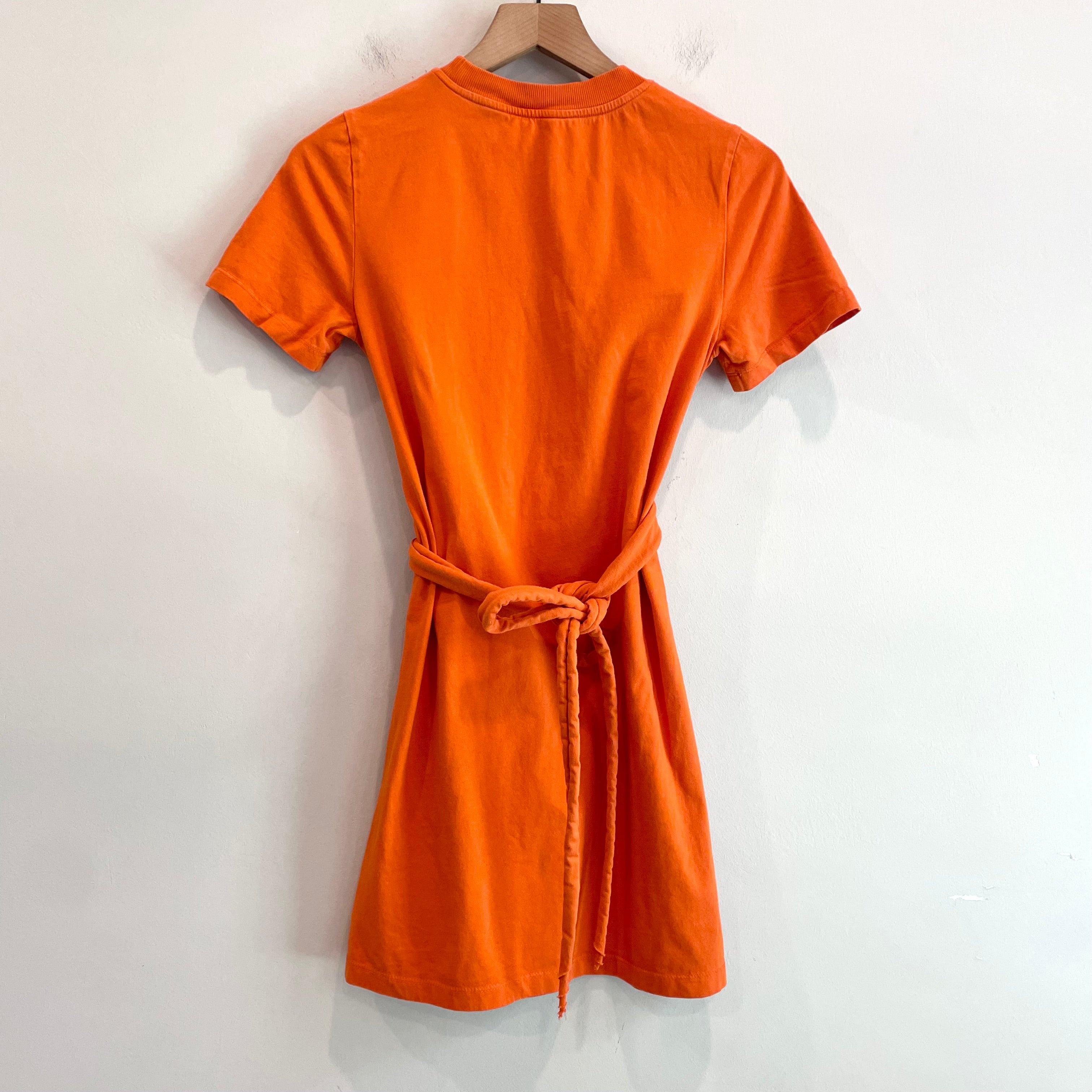 Wrap Waist T-Shirt Dress