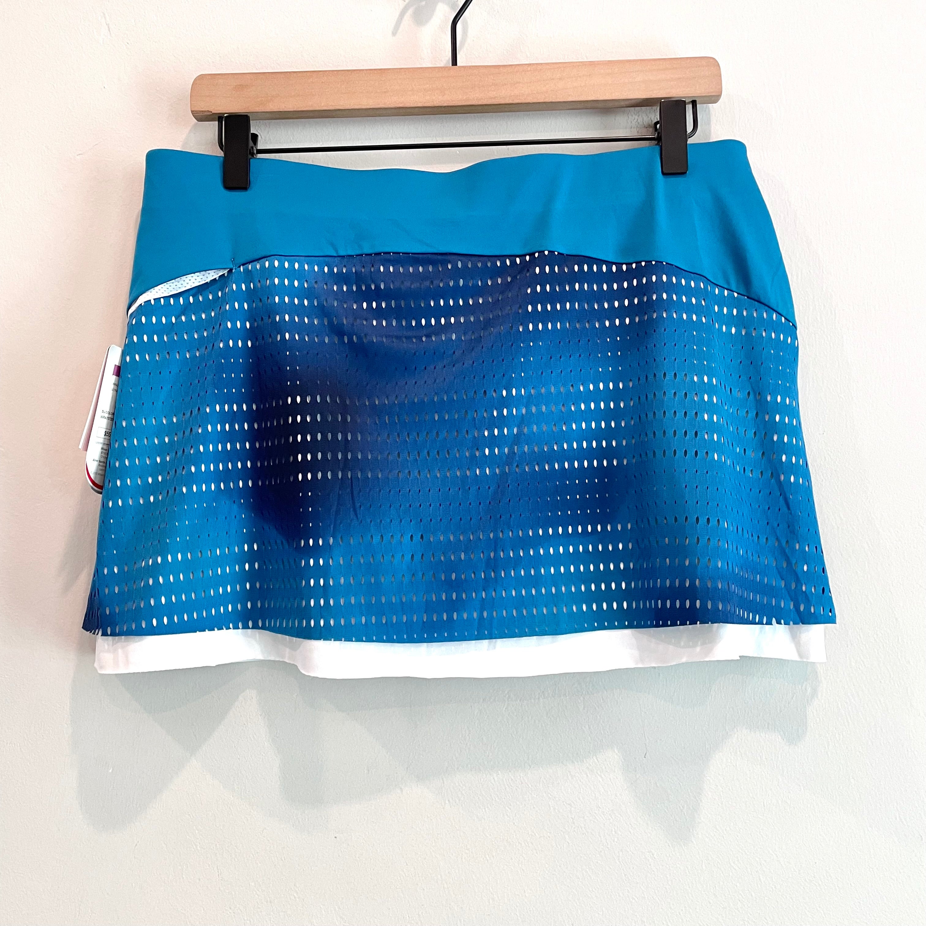 Mesh Overlay Skirt Skort