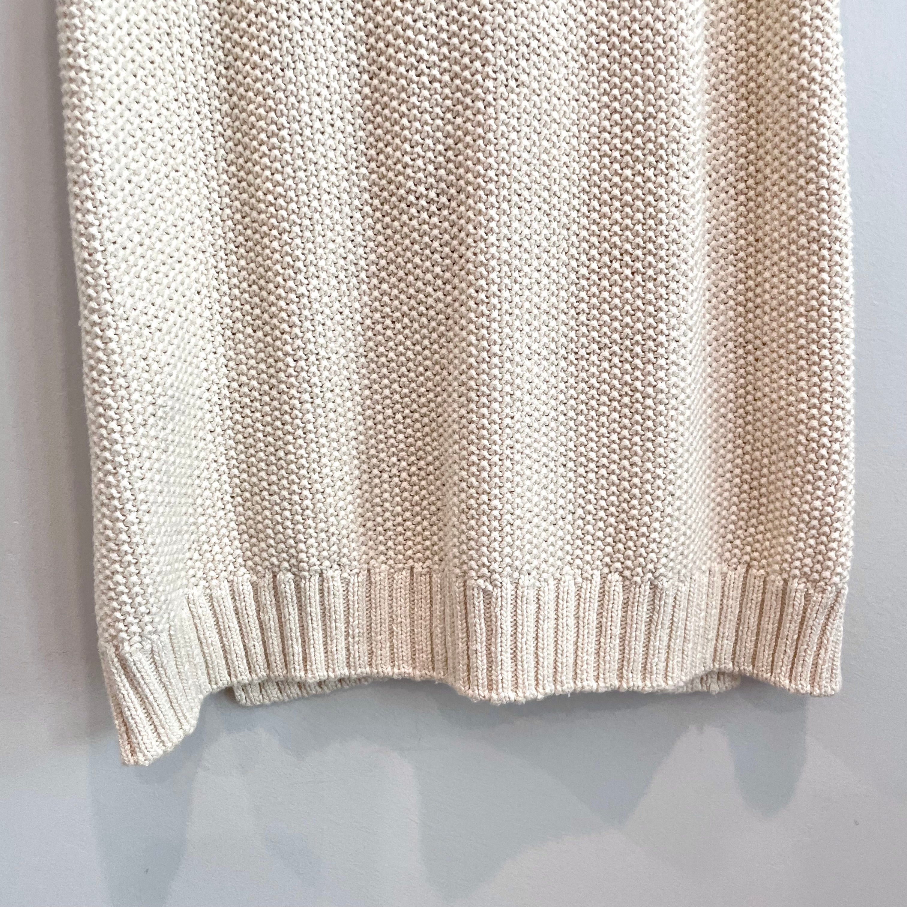 Sleeveless Cable Knit Sweater