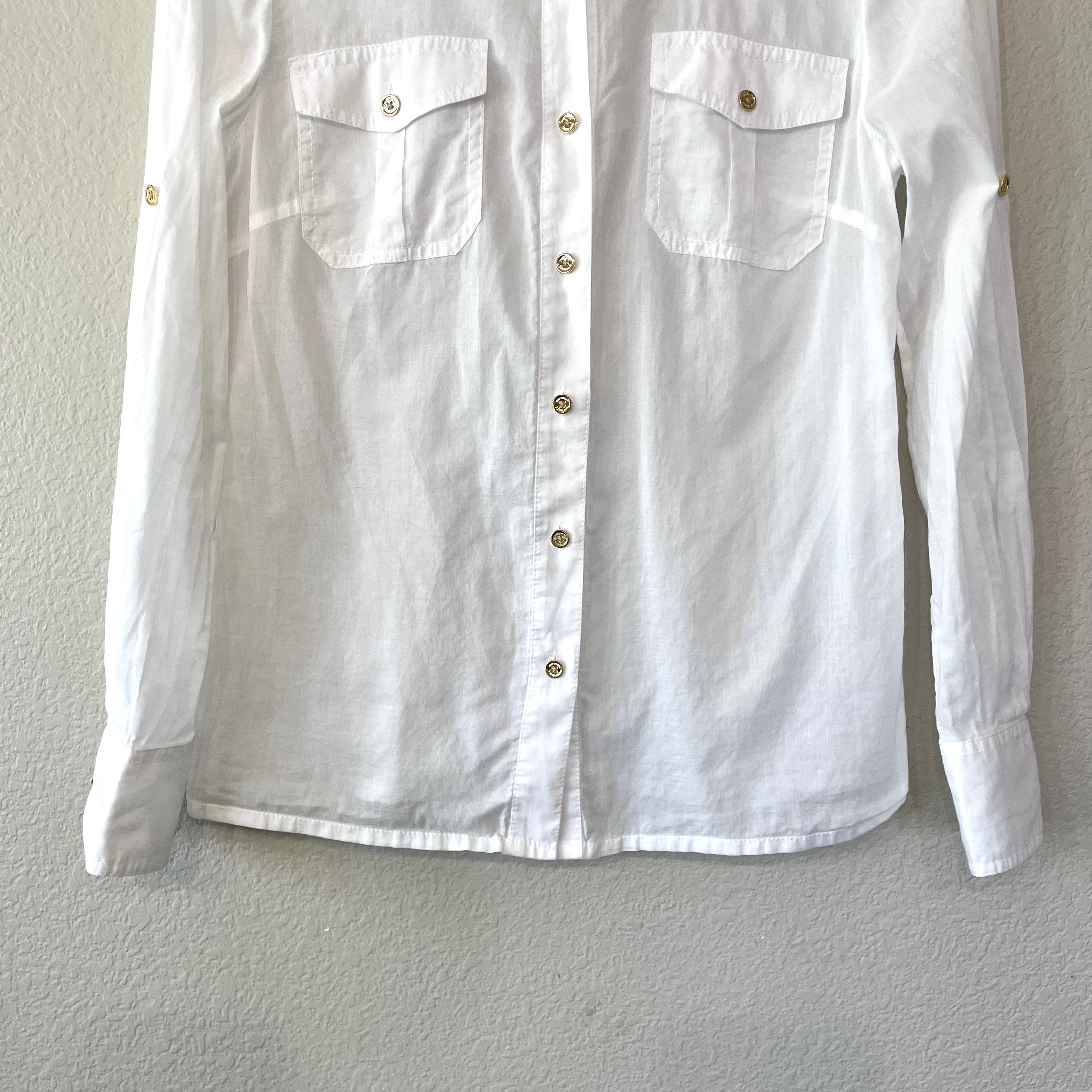 Lightweight Button Down Top