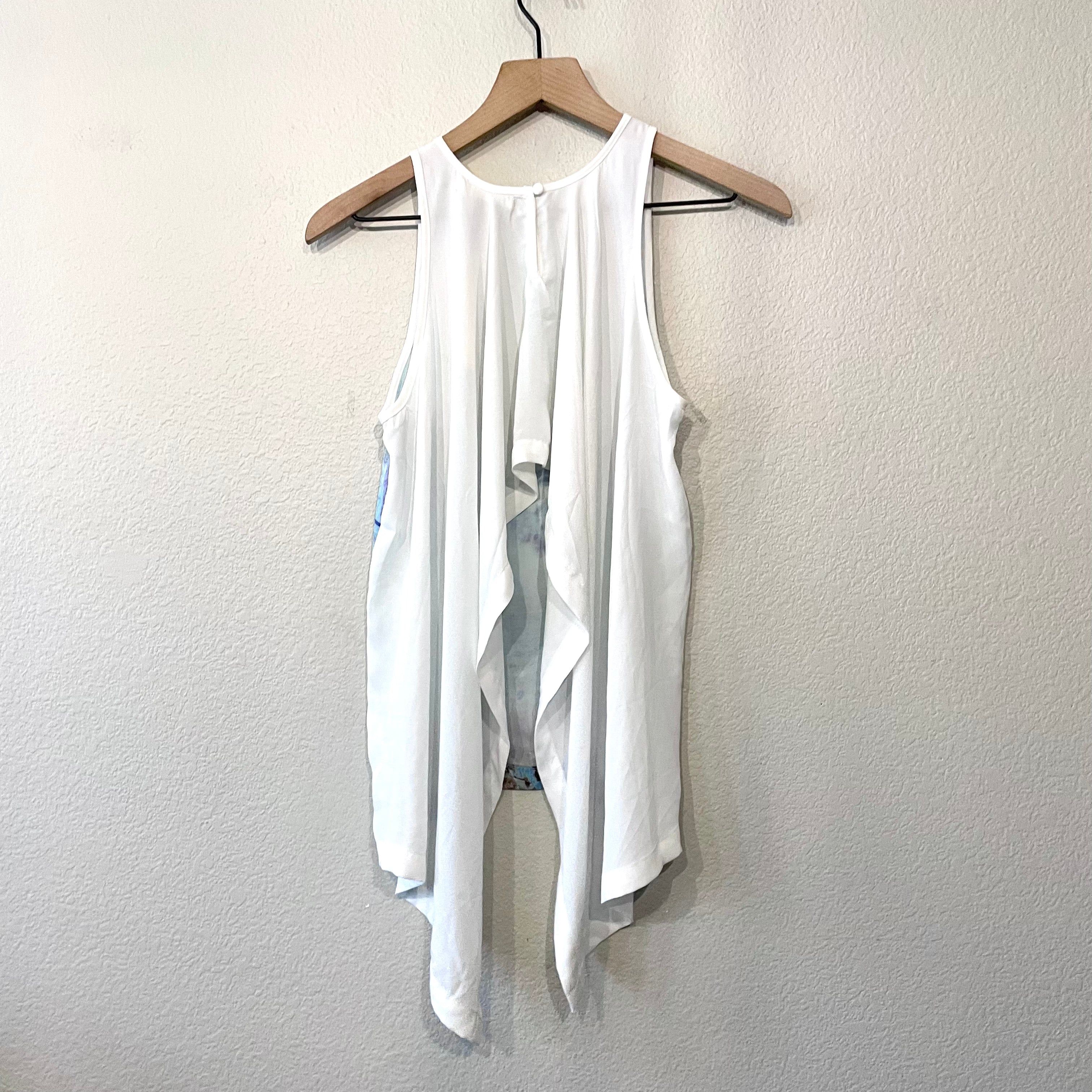 Abstract Sleeveless Top