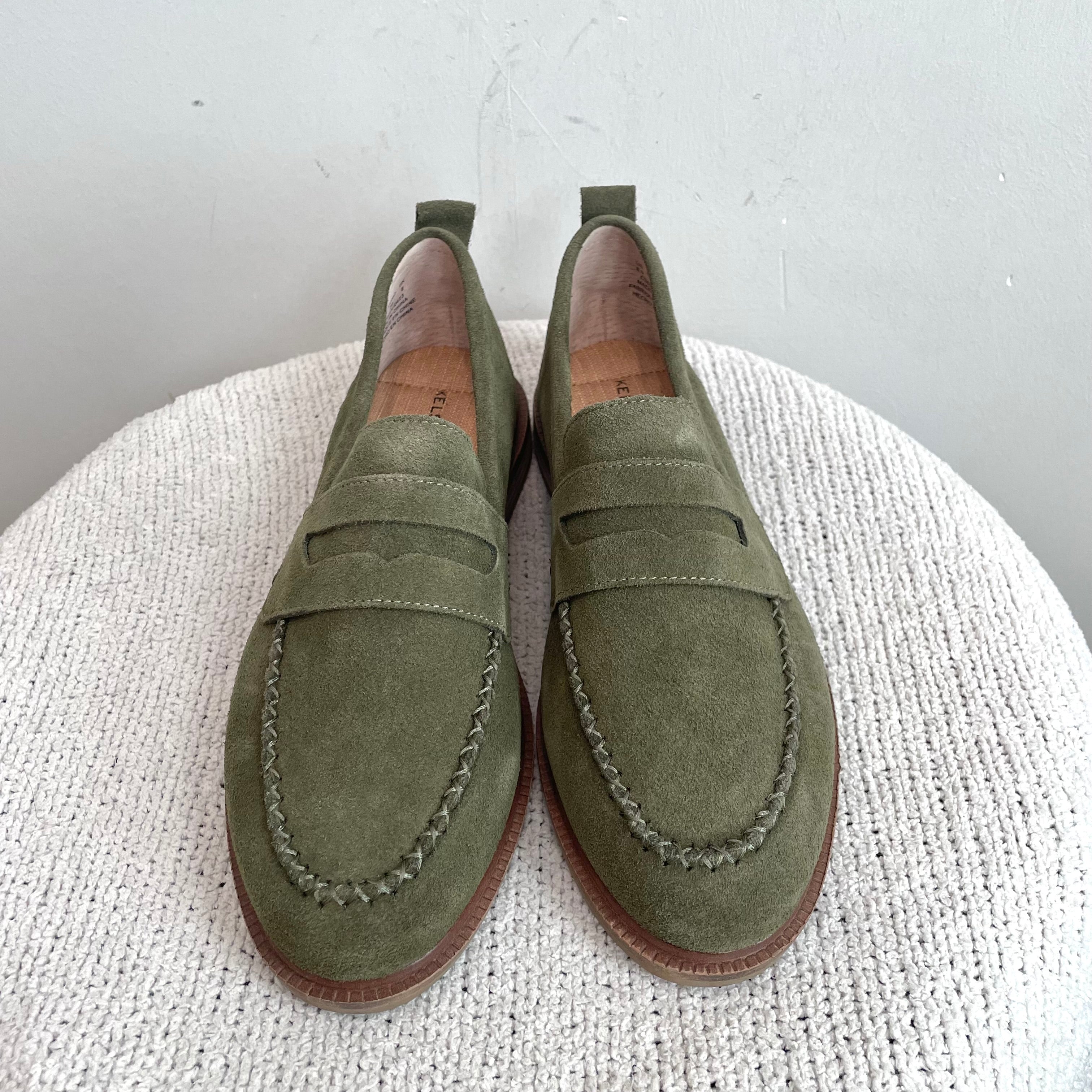 Suede Penny Loafers