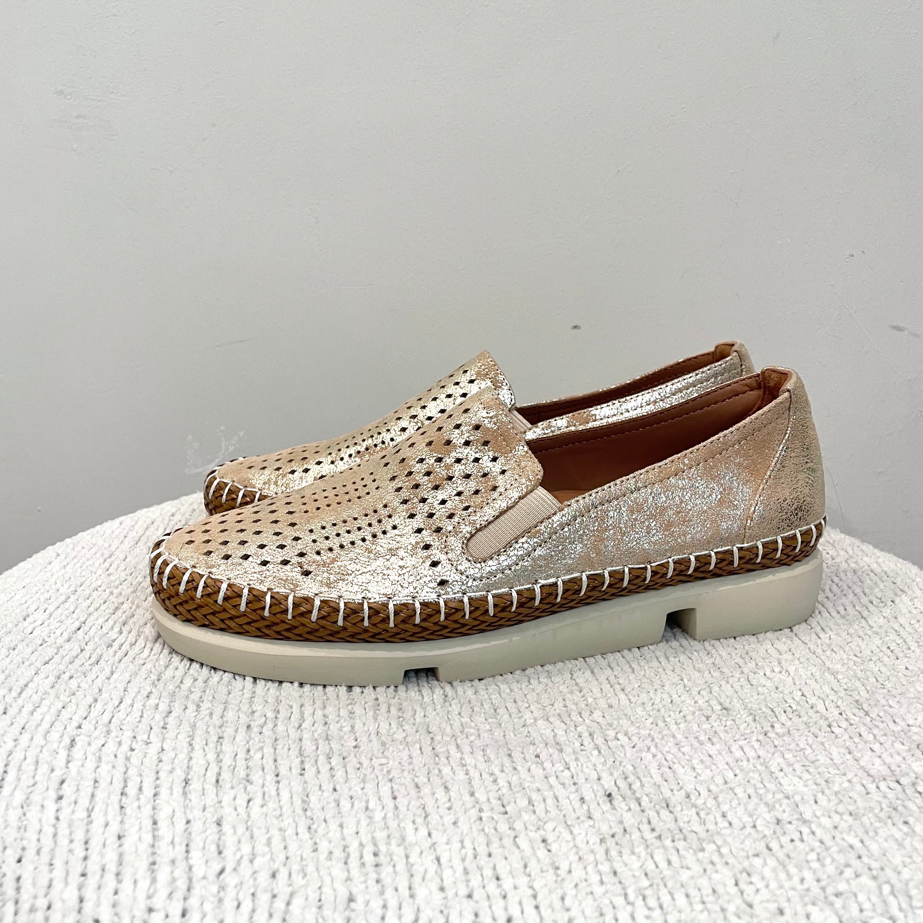 Metallic Comfort Loafer