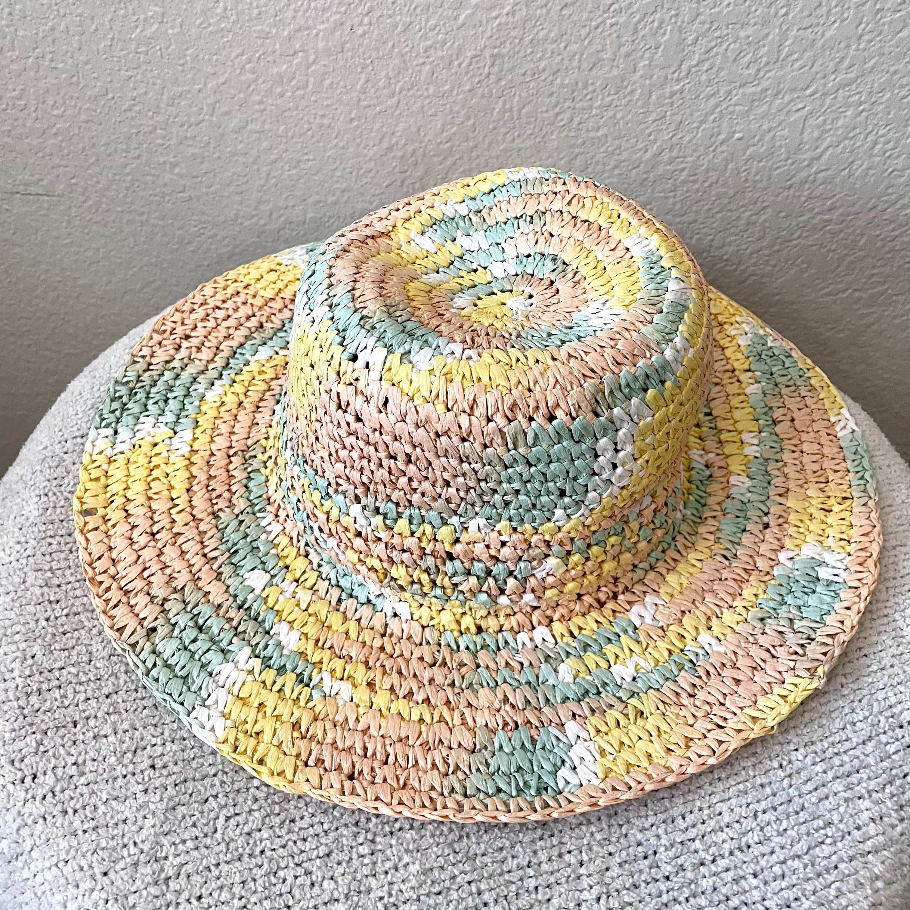 Raffia Pastel Hat