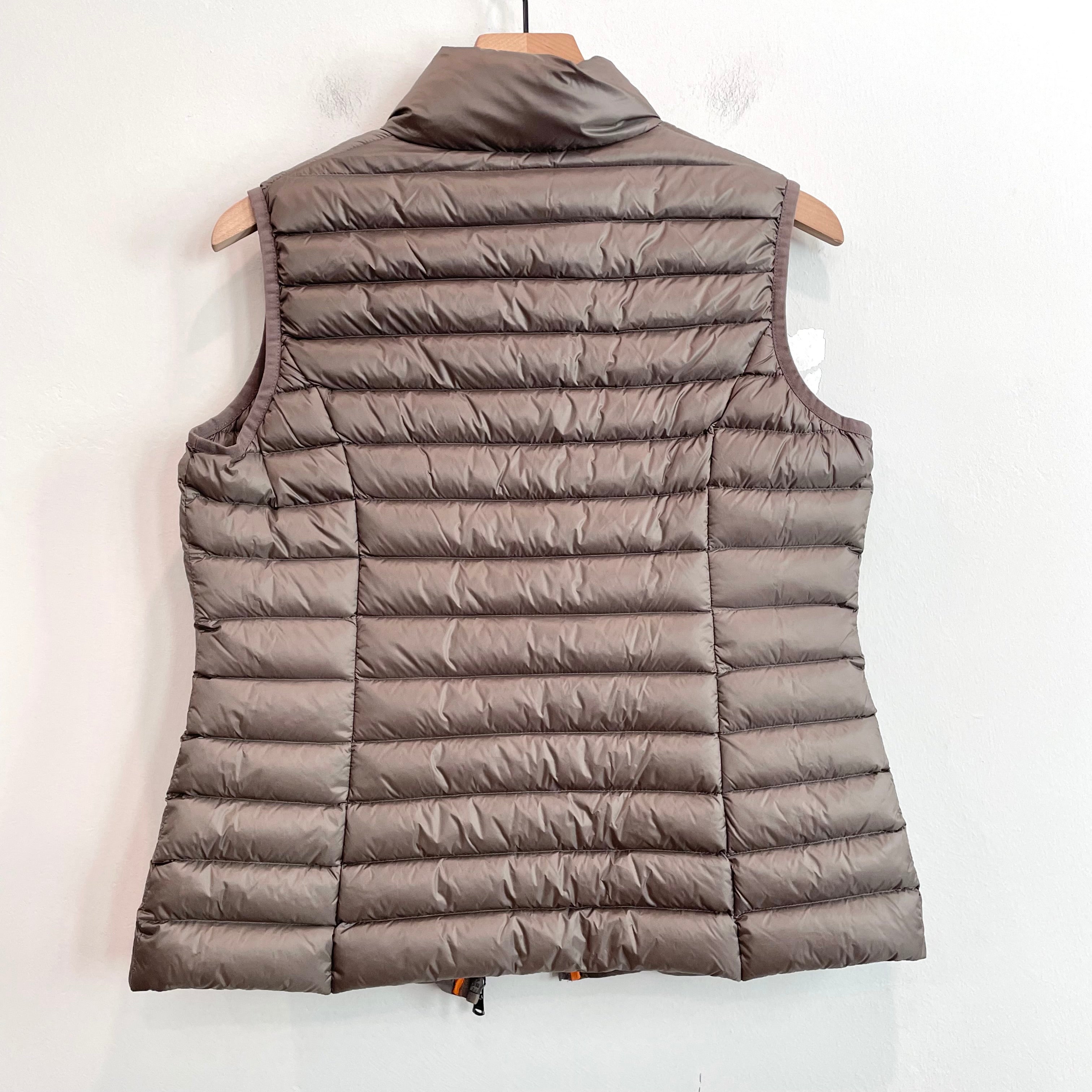 Sleeveless Zip Front Puff Vest