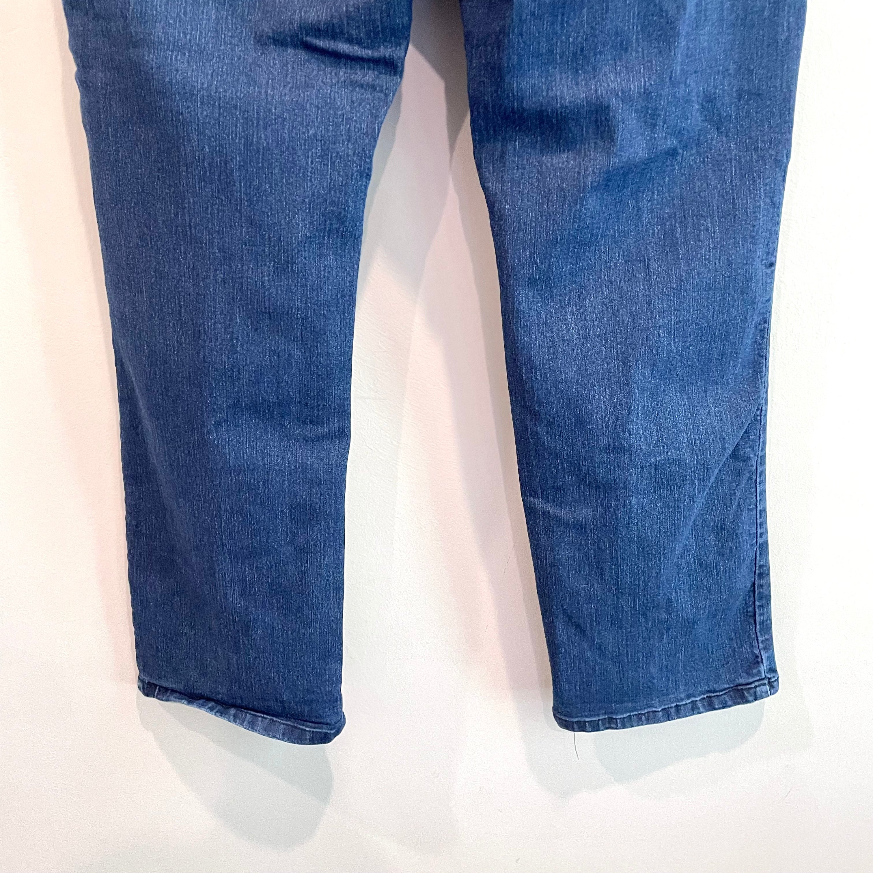 Straight Leg Denim Jeans