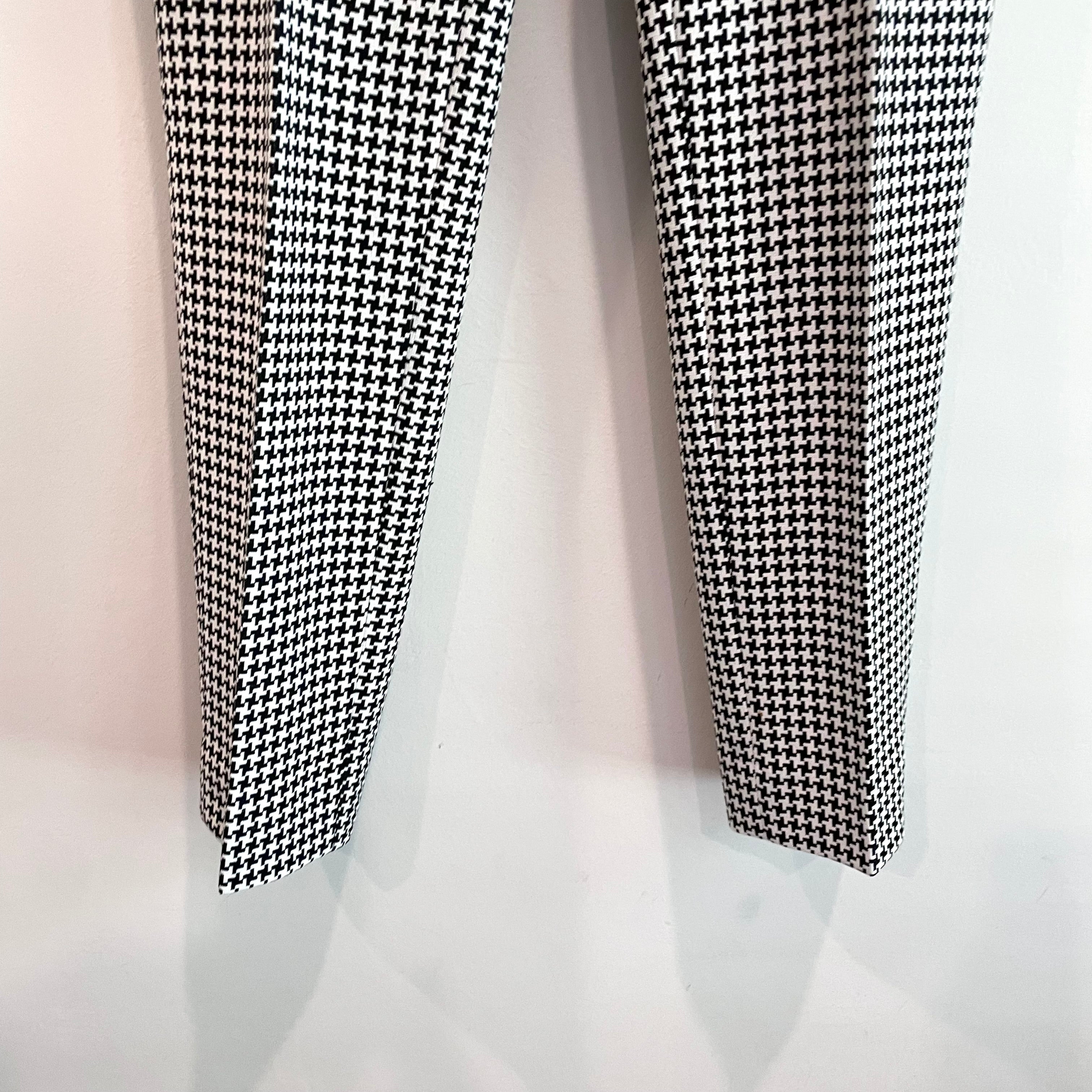 Houndstooth Plaid Pants