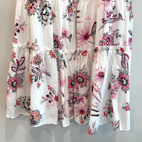 Floral Paisley Ruffle Dress