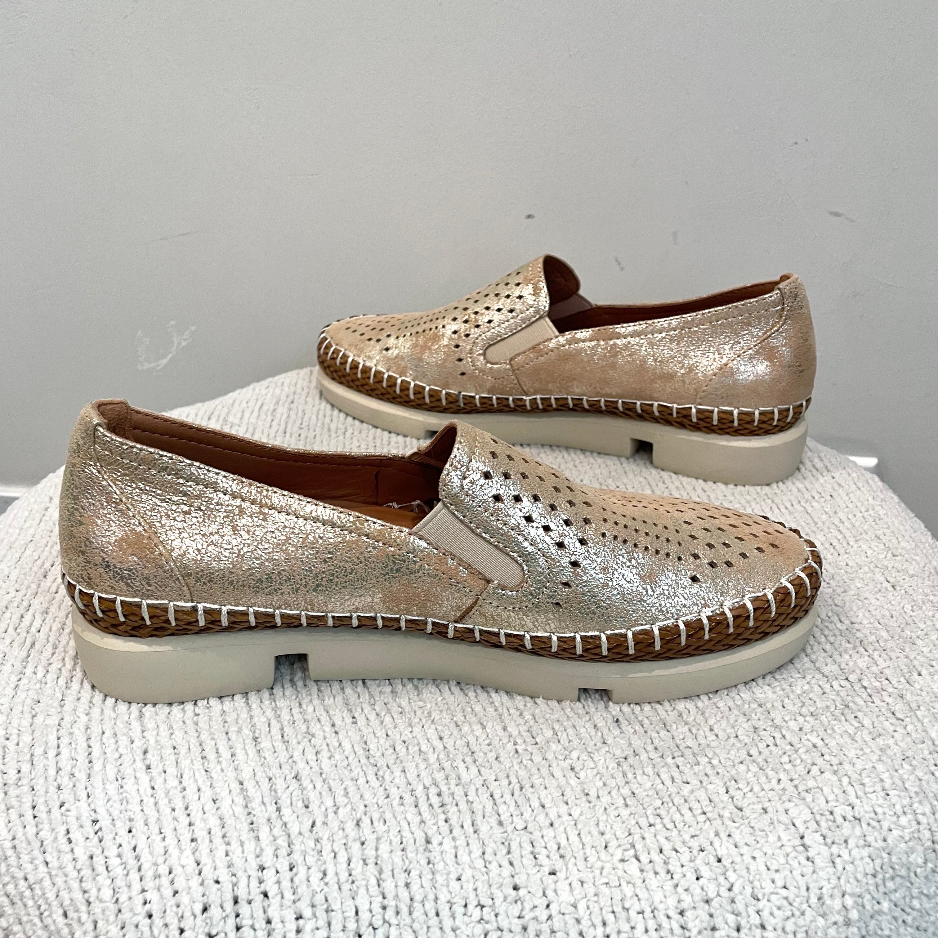 Metallic Comfort Loafer