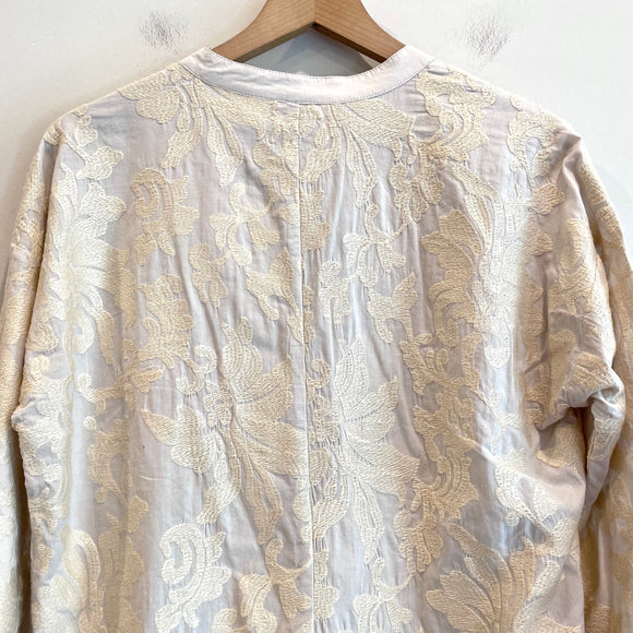 Embroidered Long Sleeve Tunic Top