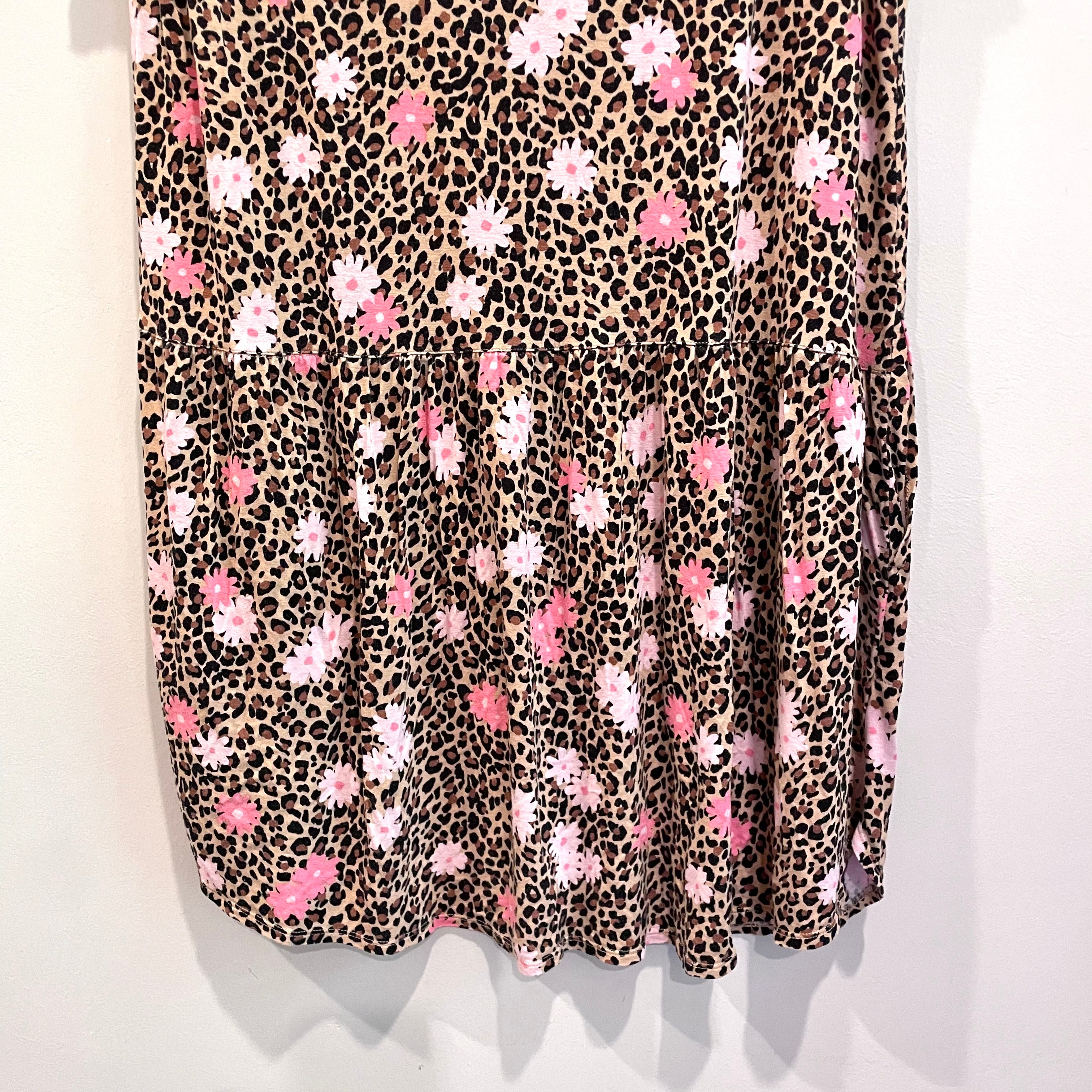 Floral Leopard Sleep Dress