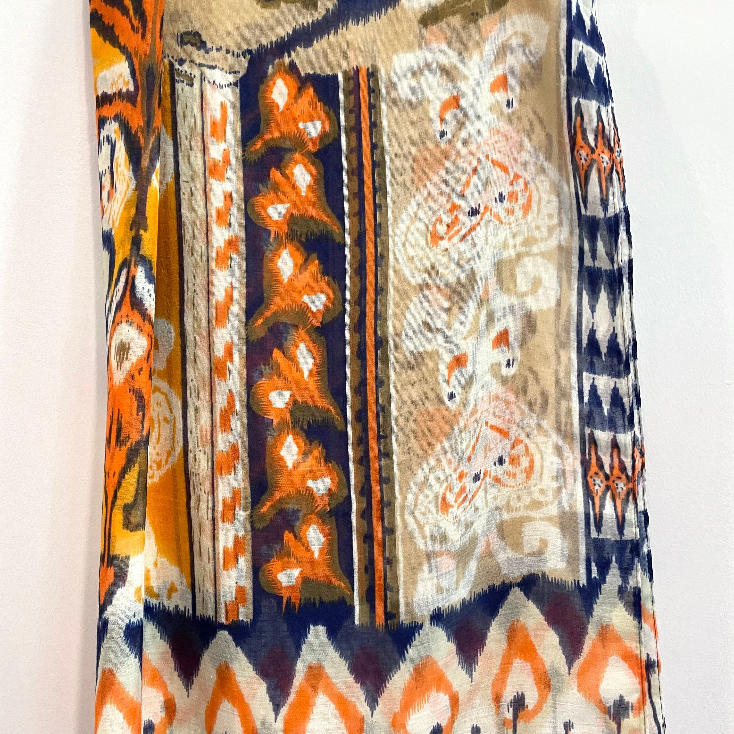 Ikat Geometric Scarf