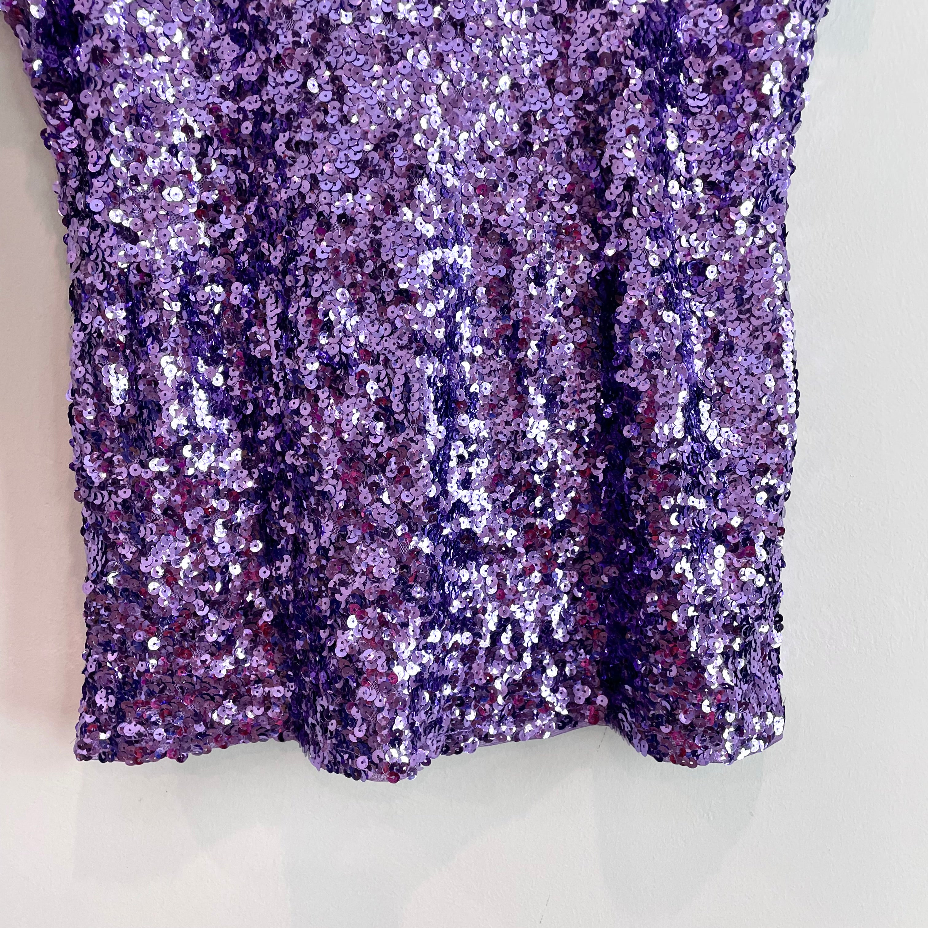 Sequin Short Sleeve Top