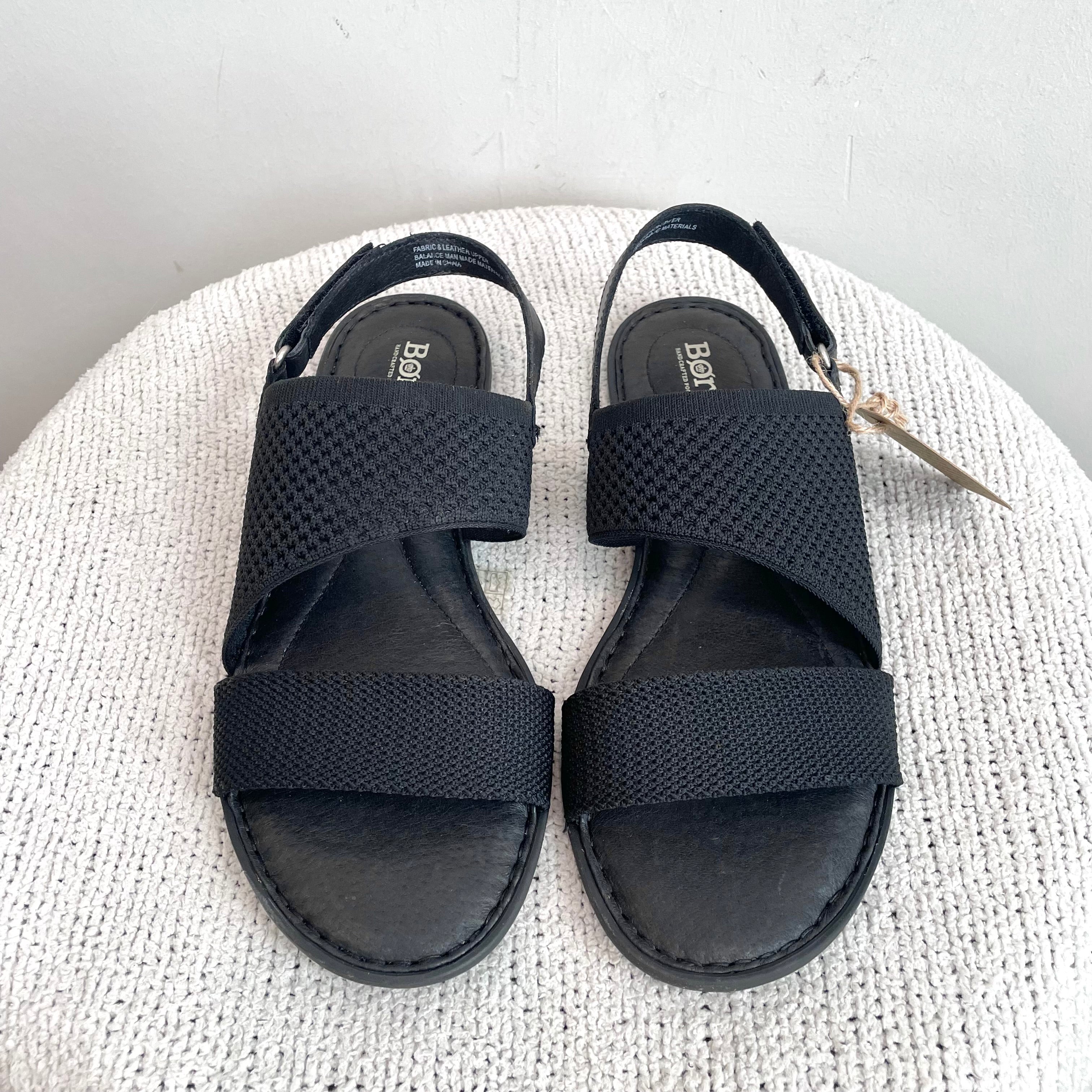 Knit Combo Sandals