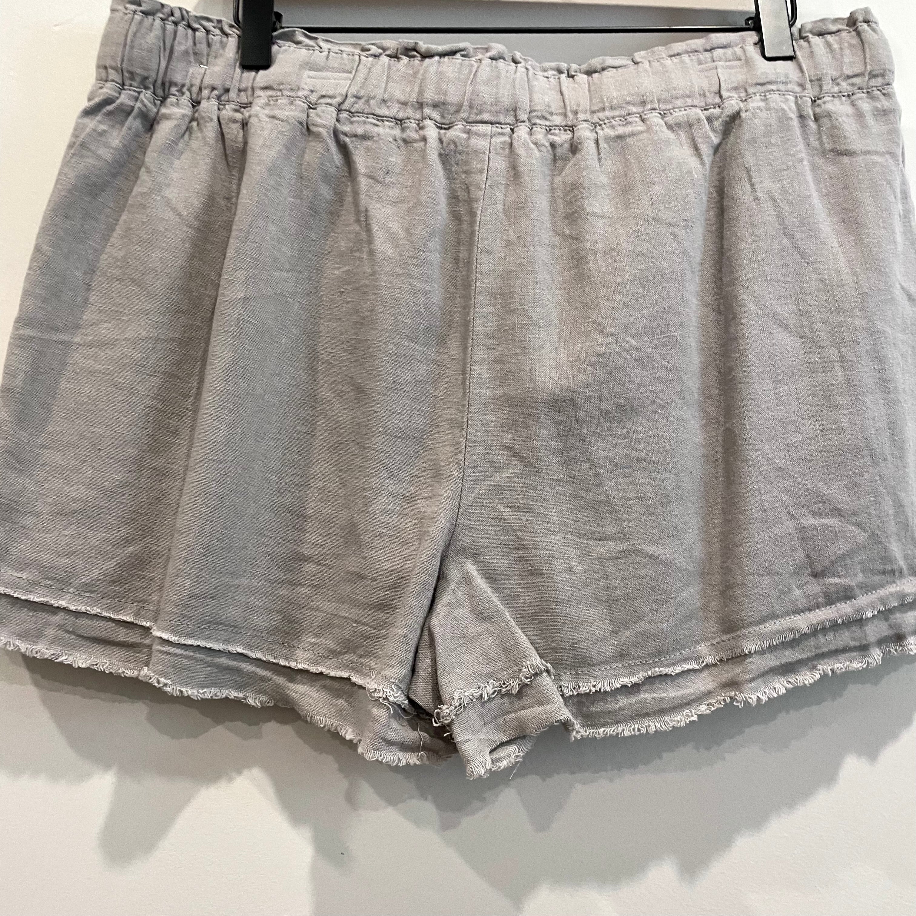 Linen Blend Shorts