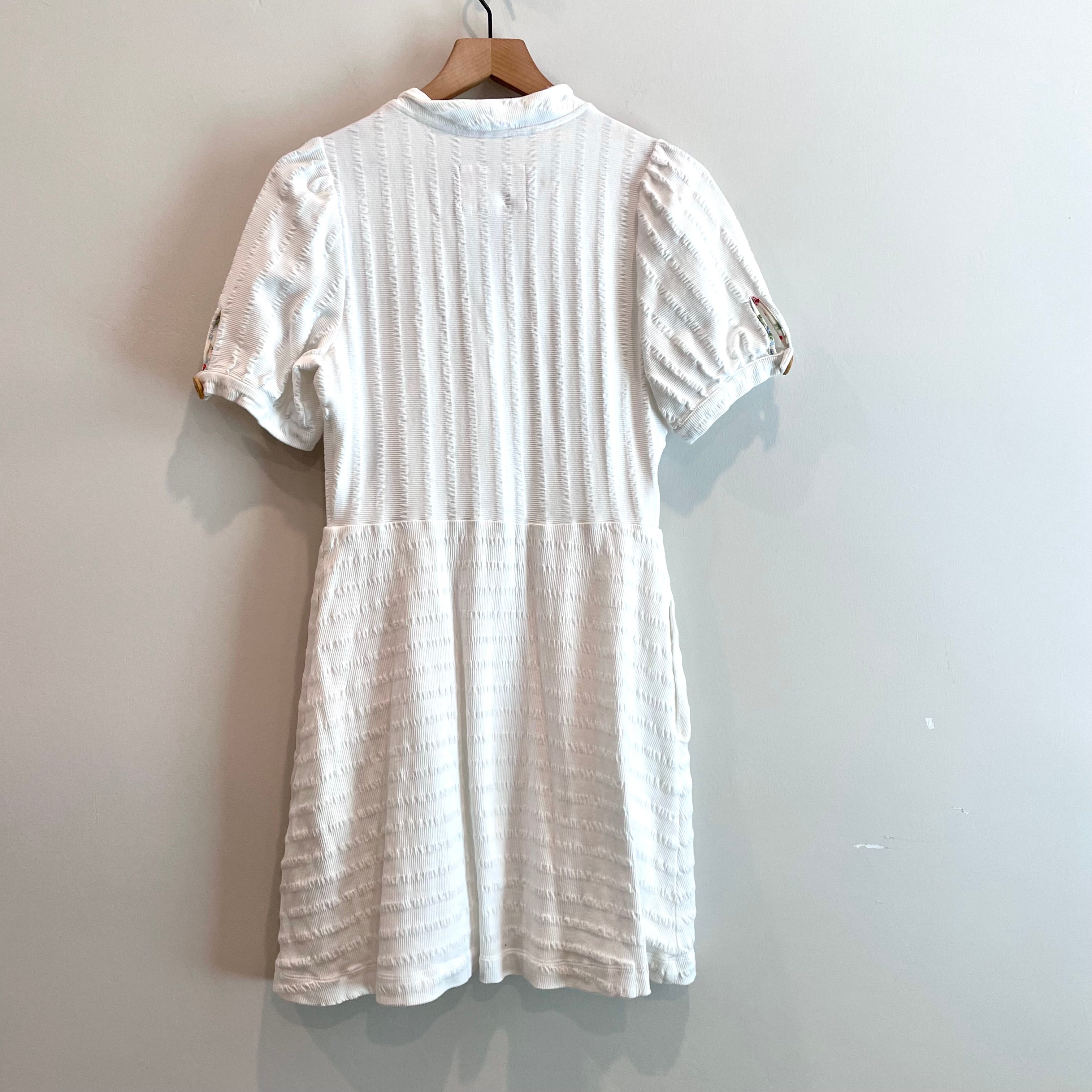 Button Front Short Sleeve Dress