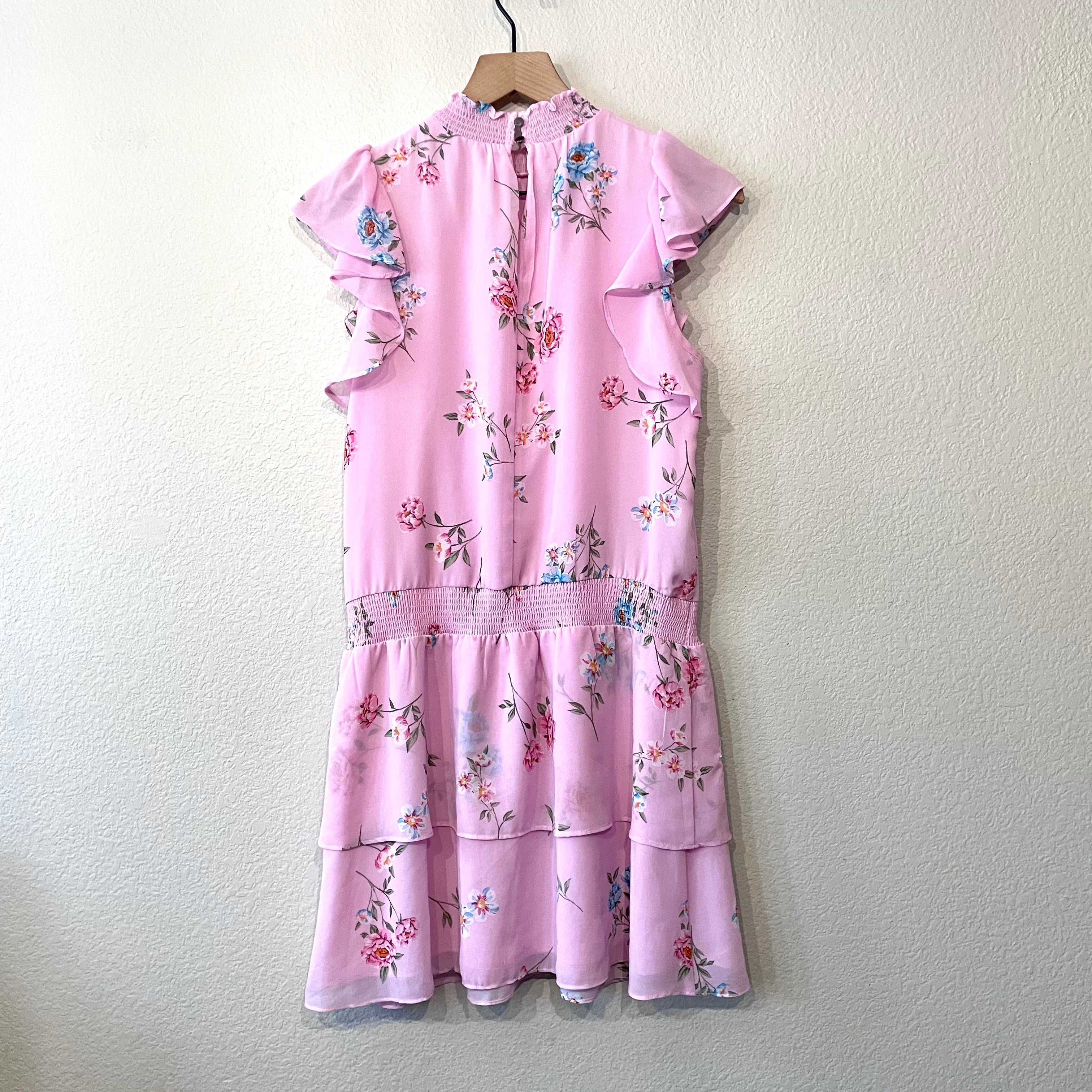 Floral Smocked Waist Dress