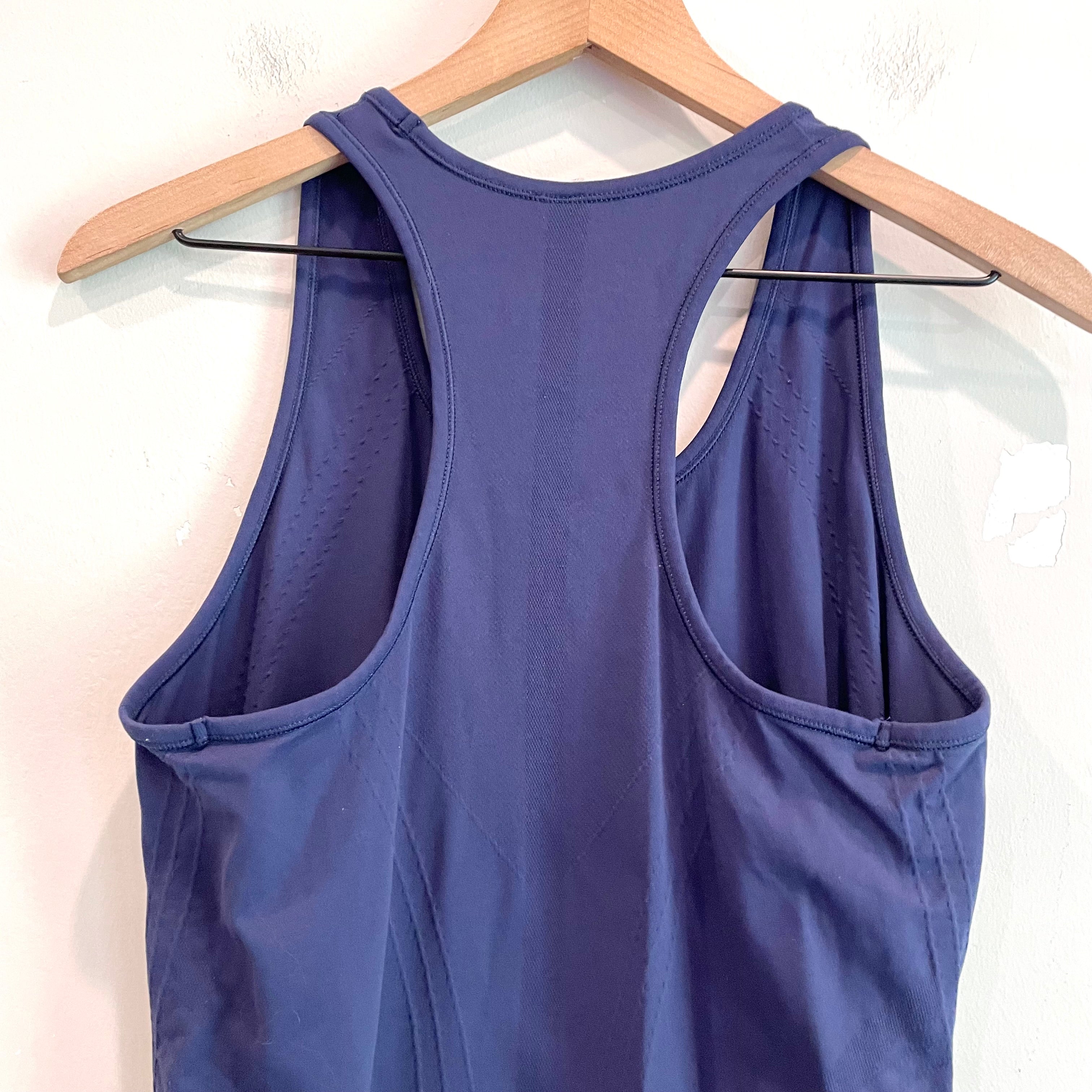 Ruched Nylon Stretch Tank Top