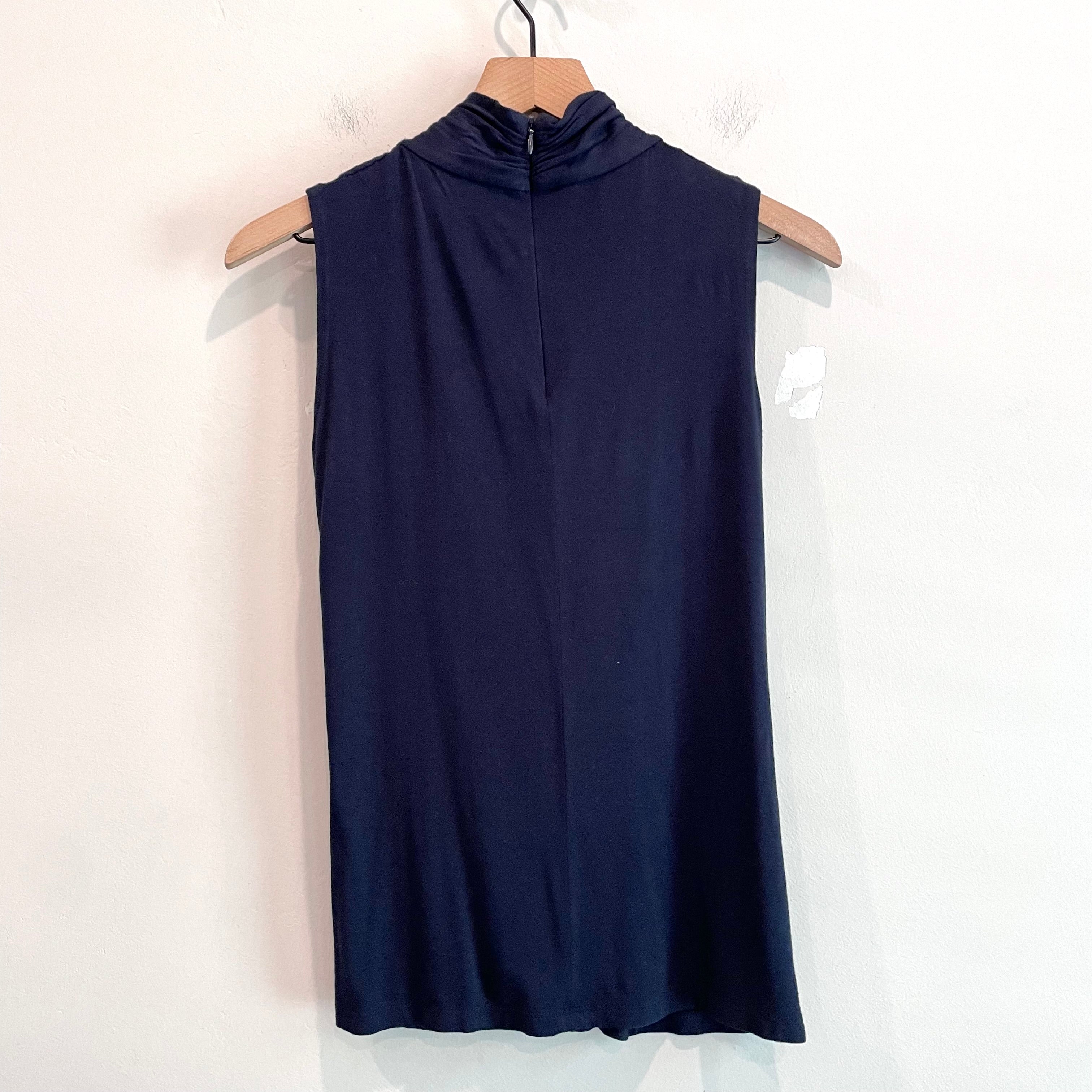 Sleeveless Twist Neck Top