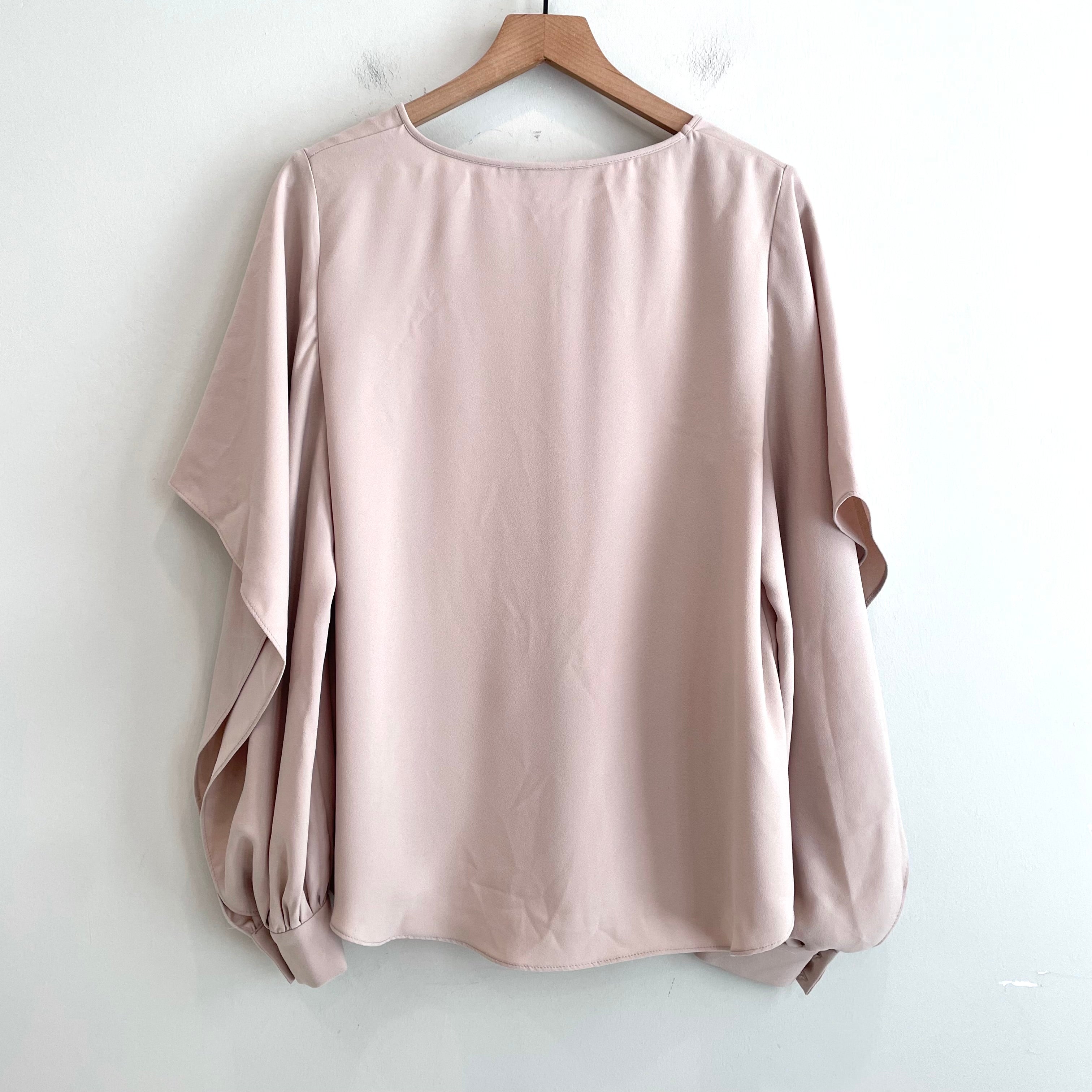 Long Slit Sleeve Top