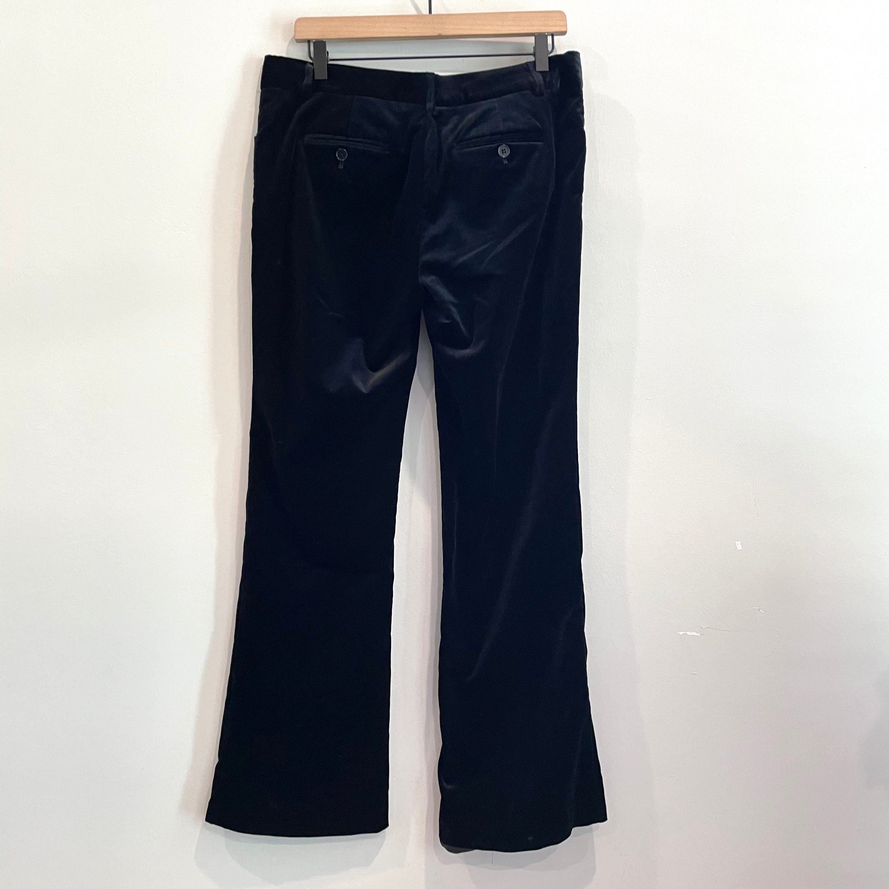 Velvet Bootcut Dress Pants