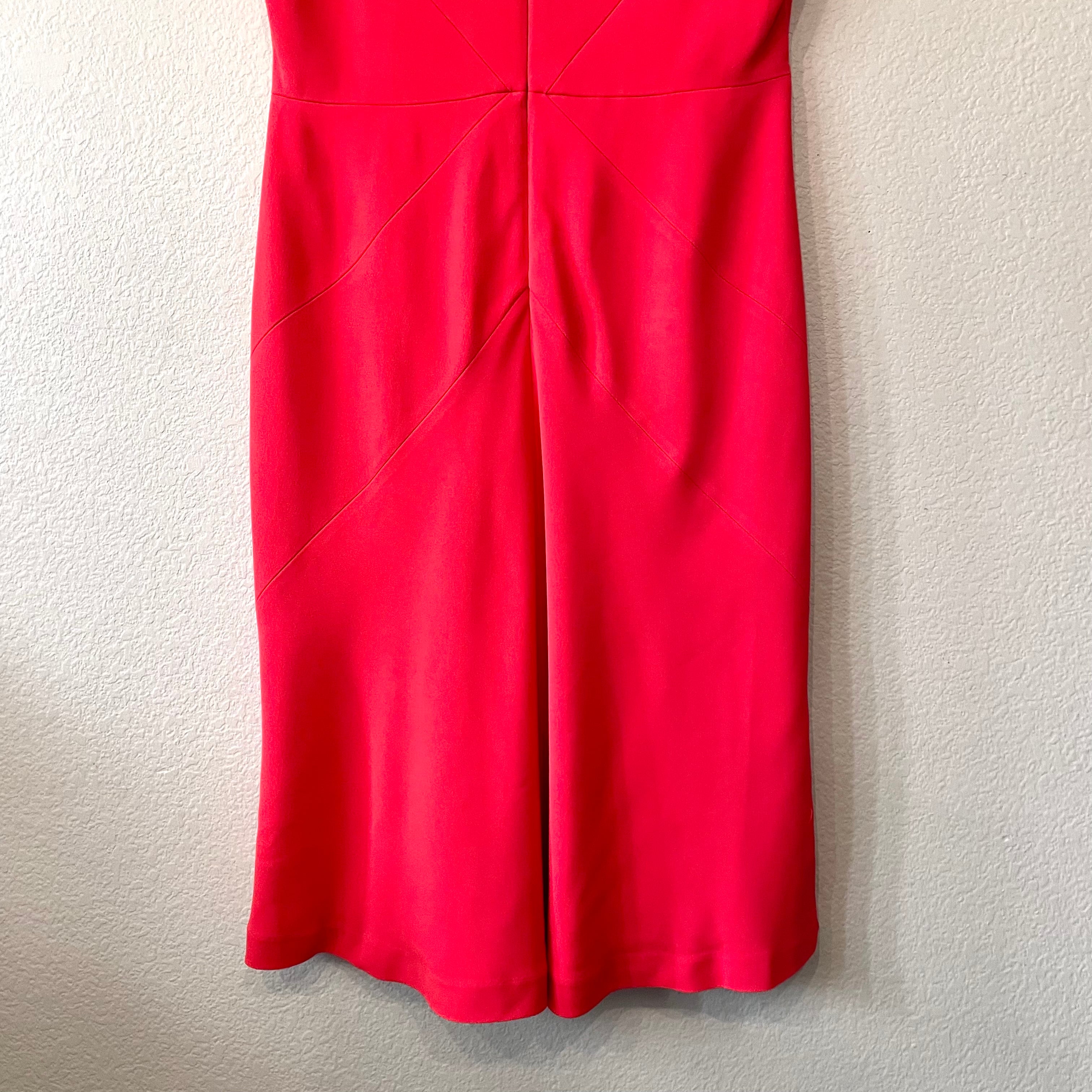 V-Neck Sheath Dress