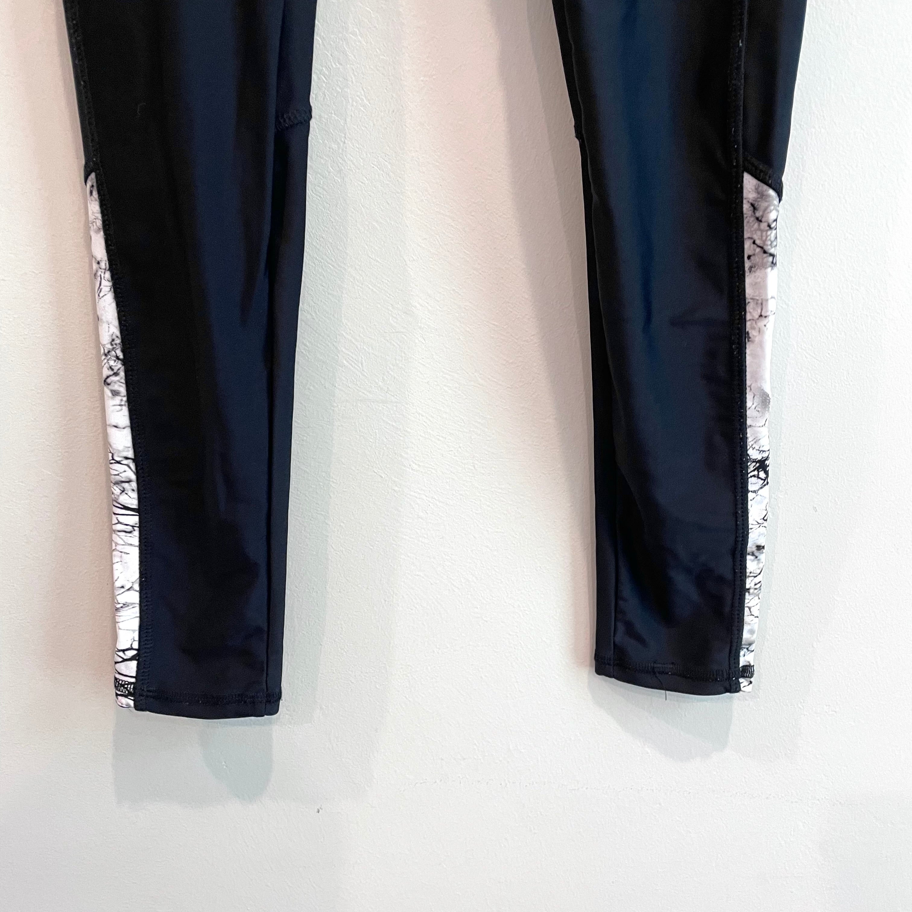 Marble Panel Leggings